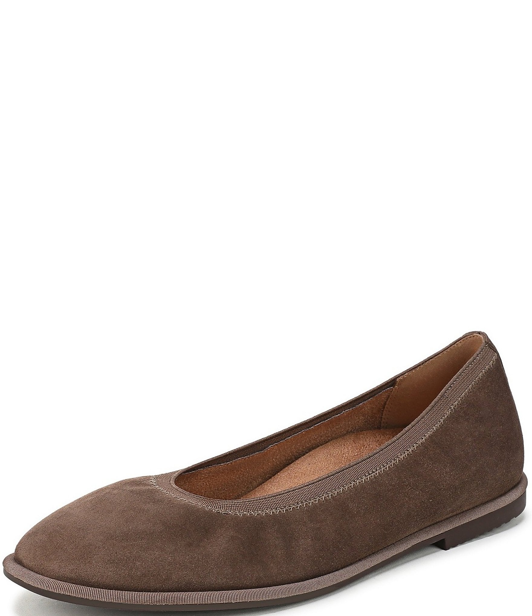 Vionic Caroll 2.0 Suede Classic Skimmer Flats