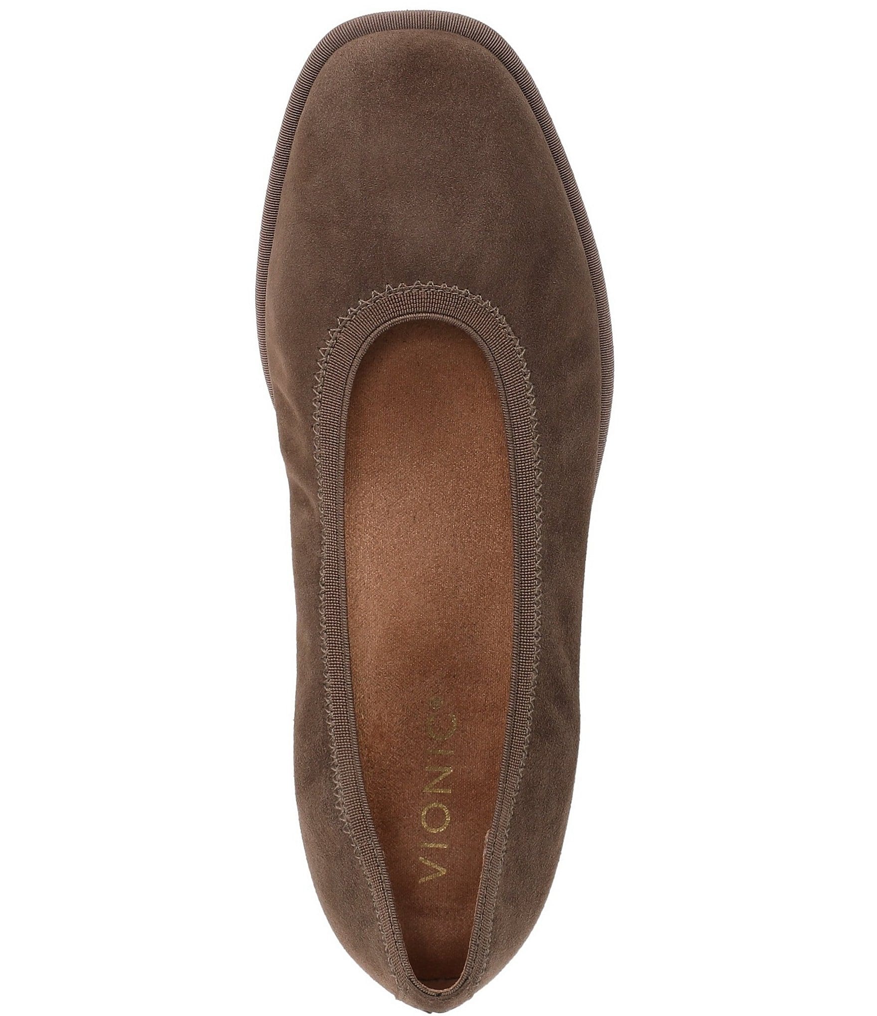 Vionic Caroll 2.0 Suede Classic Skimmer Flats