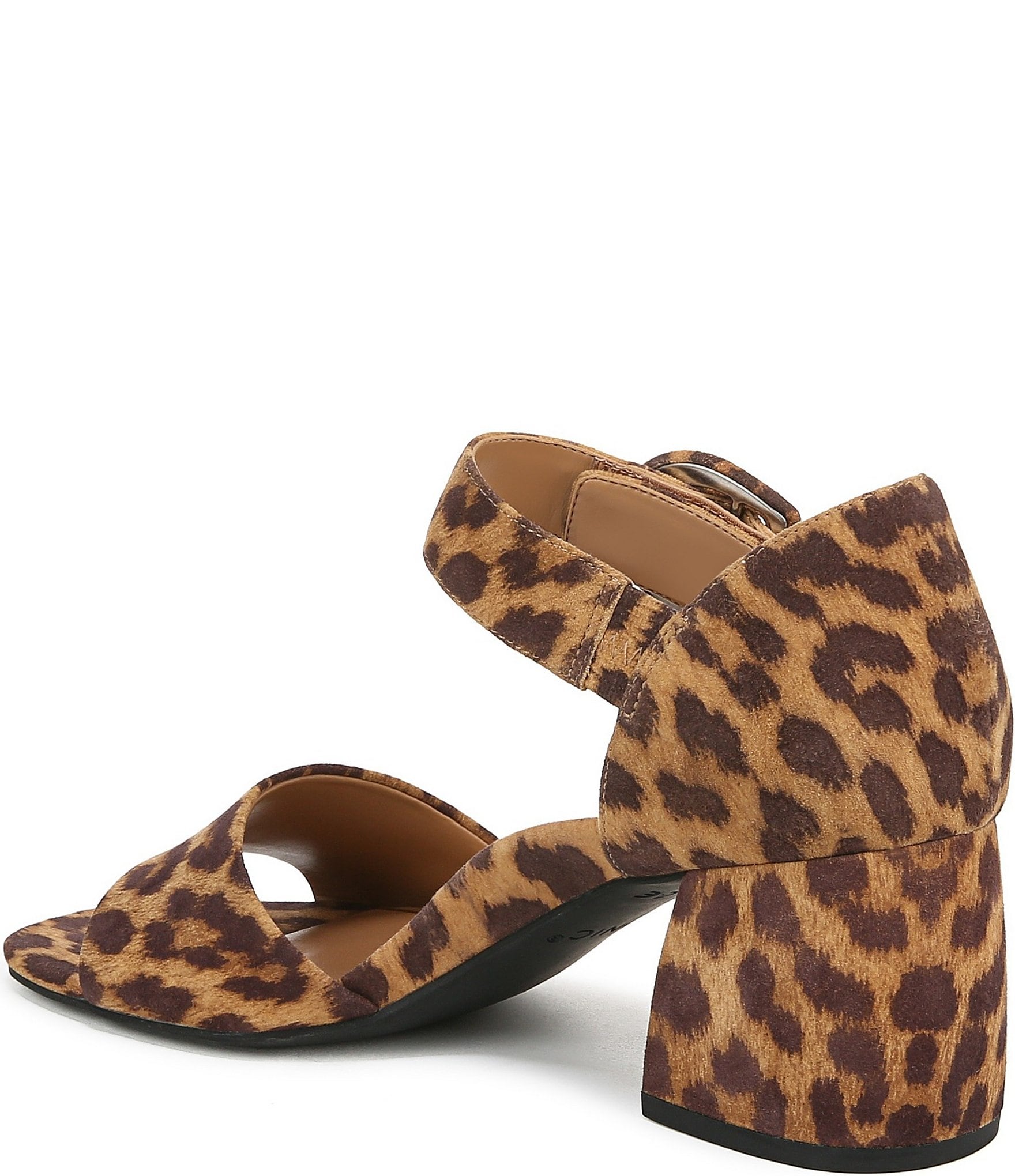 Vionic Chardonnay Leopard Suede Dress Sandals