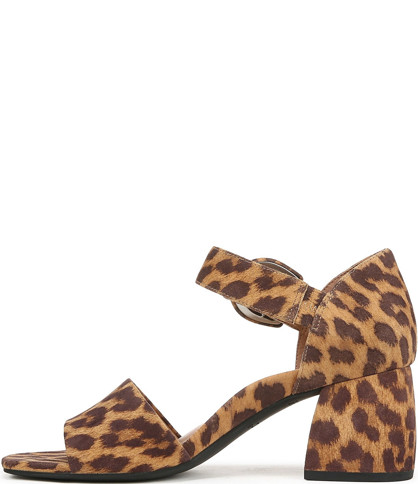 Vionic Chardonnay Leopard Suede Dress Sandals