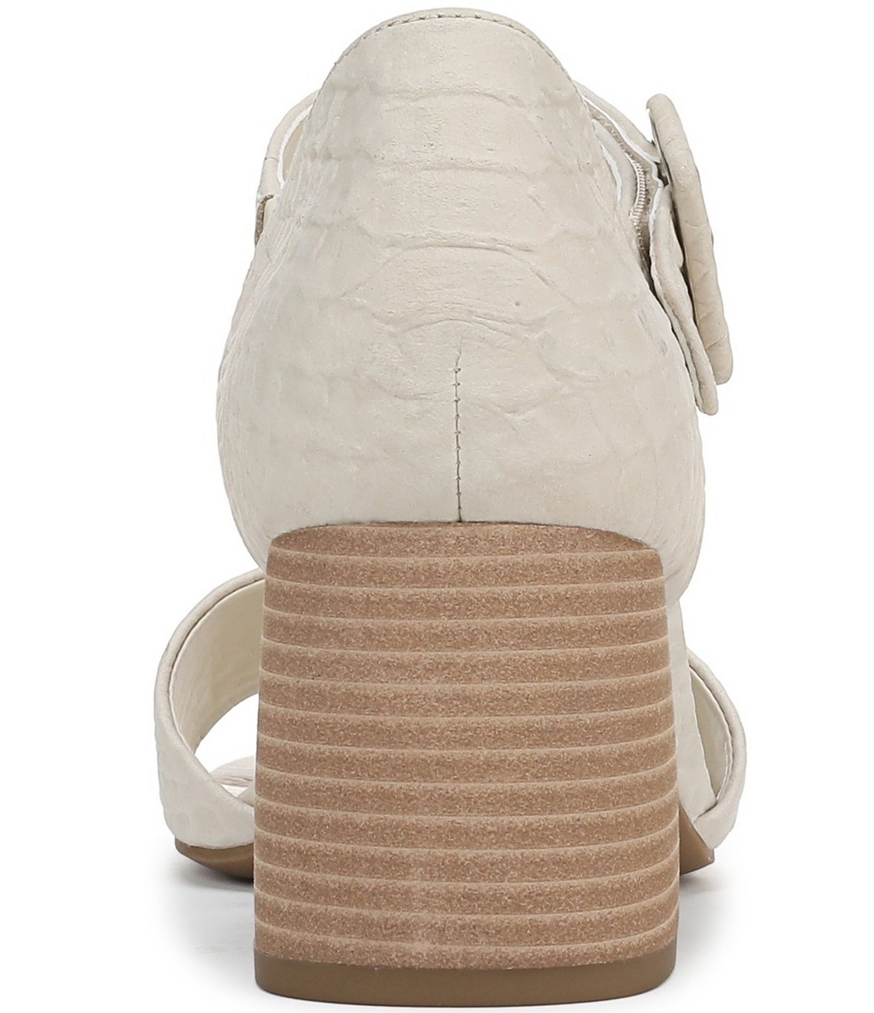 Vionic Chardonnay Snake Embossed Leather Dress Sandals