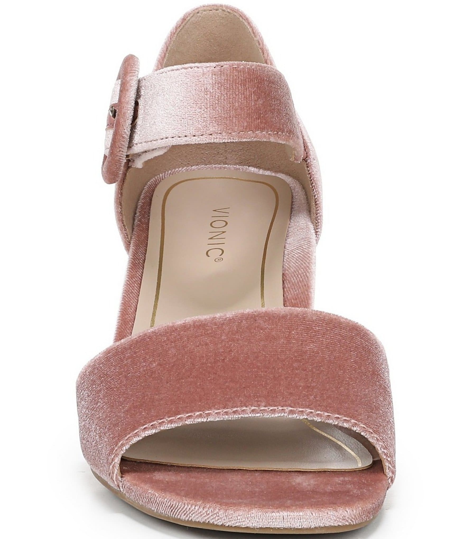 Vionic Chardonnay Velvet Dress Sandals