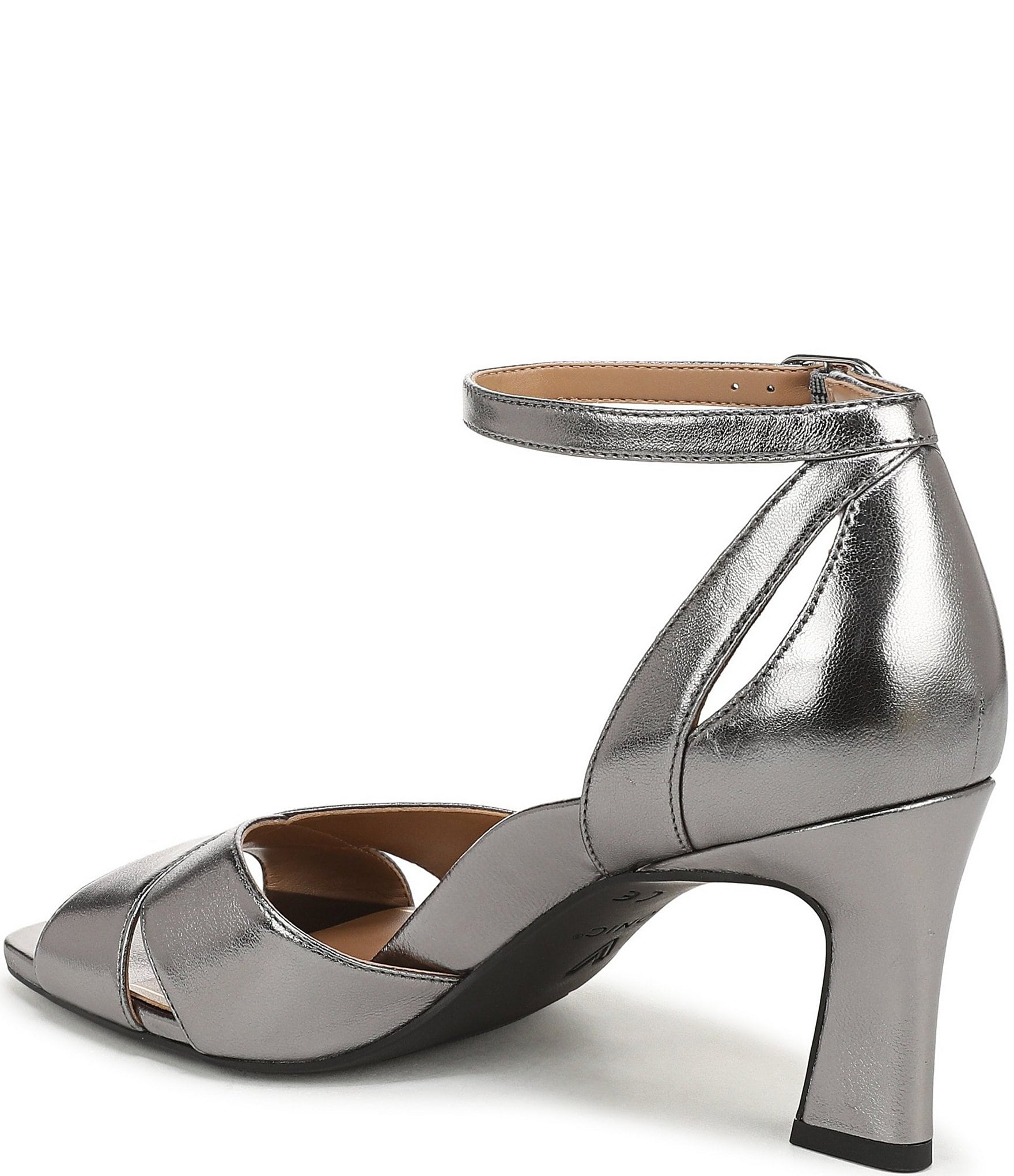 Vionic Charmaine Metallic Leather Dress Sandals