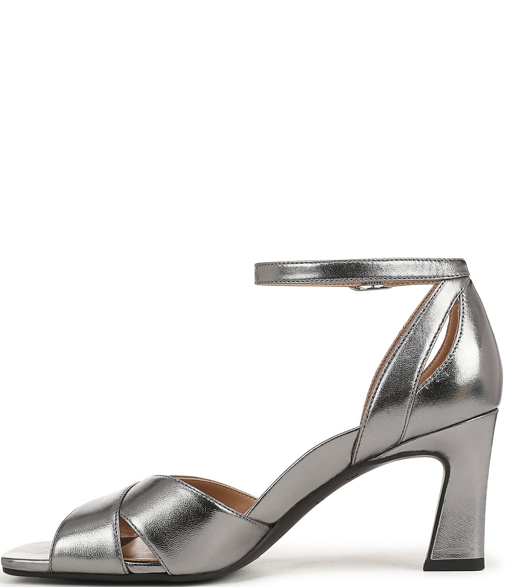 Vionic Charmaine Metallic Leather Dress Sandals