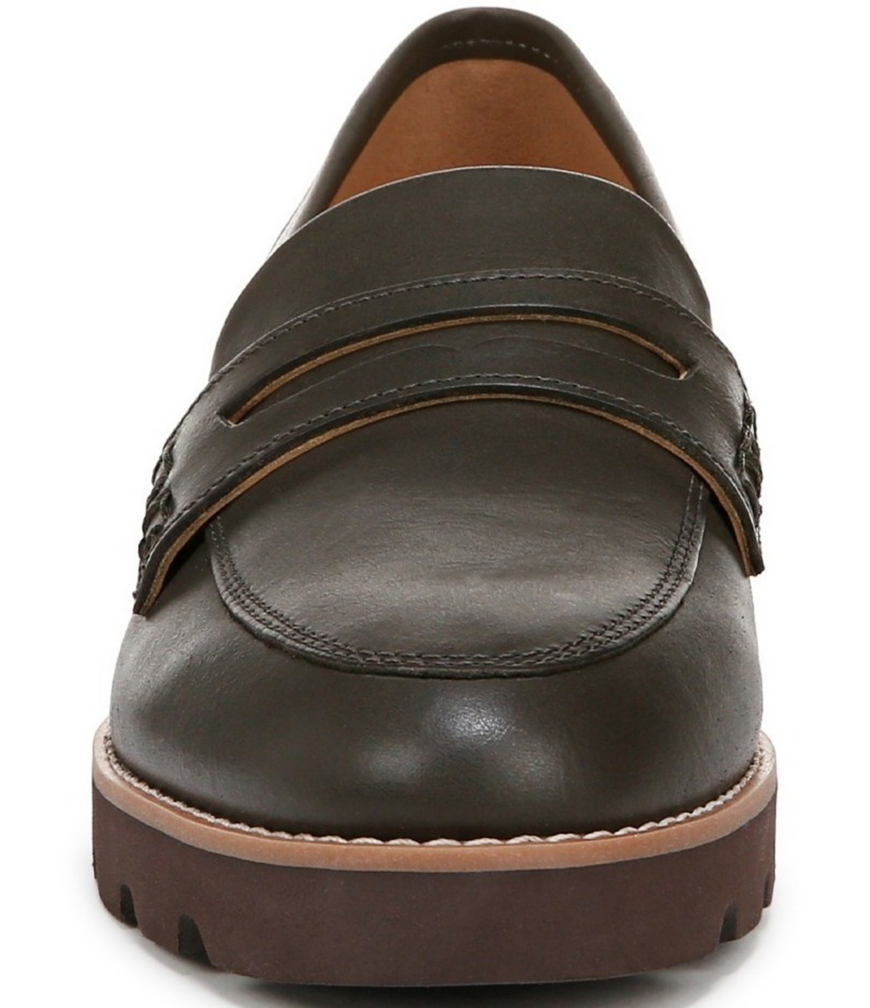 Vionic Cheryl II Leather Lug Sole Penny Loafers