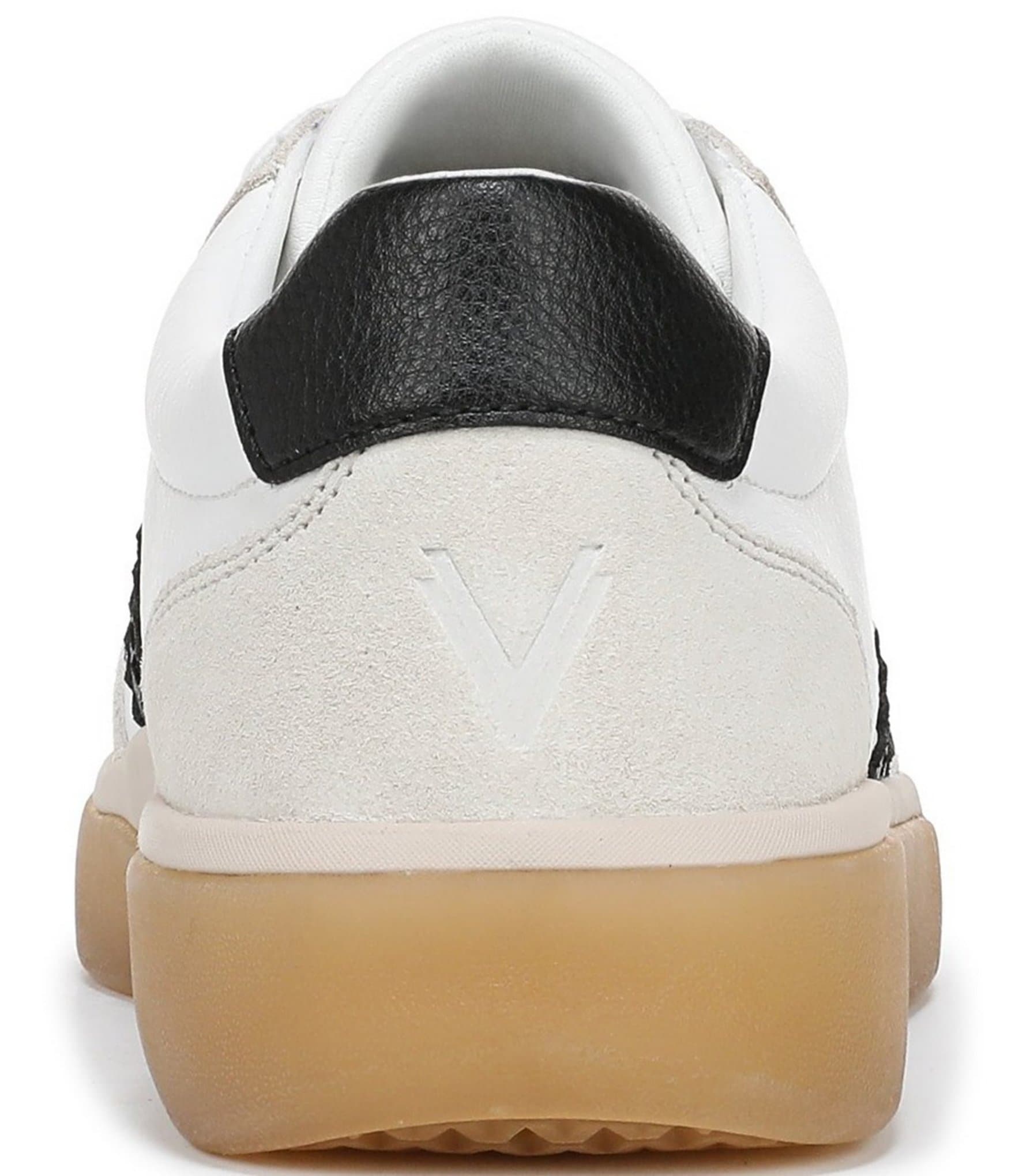 Vionic City Walk Leather and Suede Lace Up Sneakers