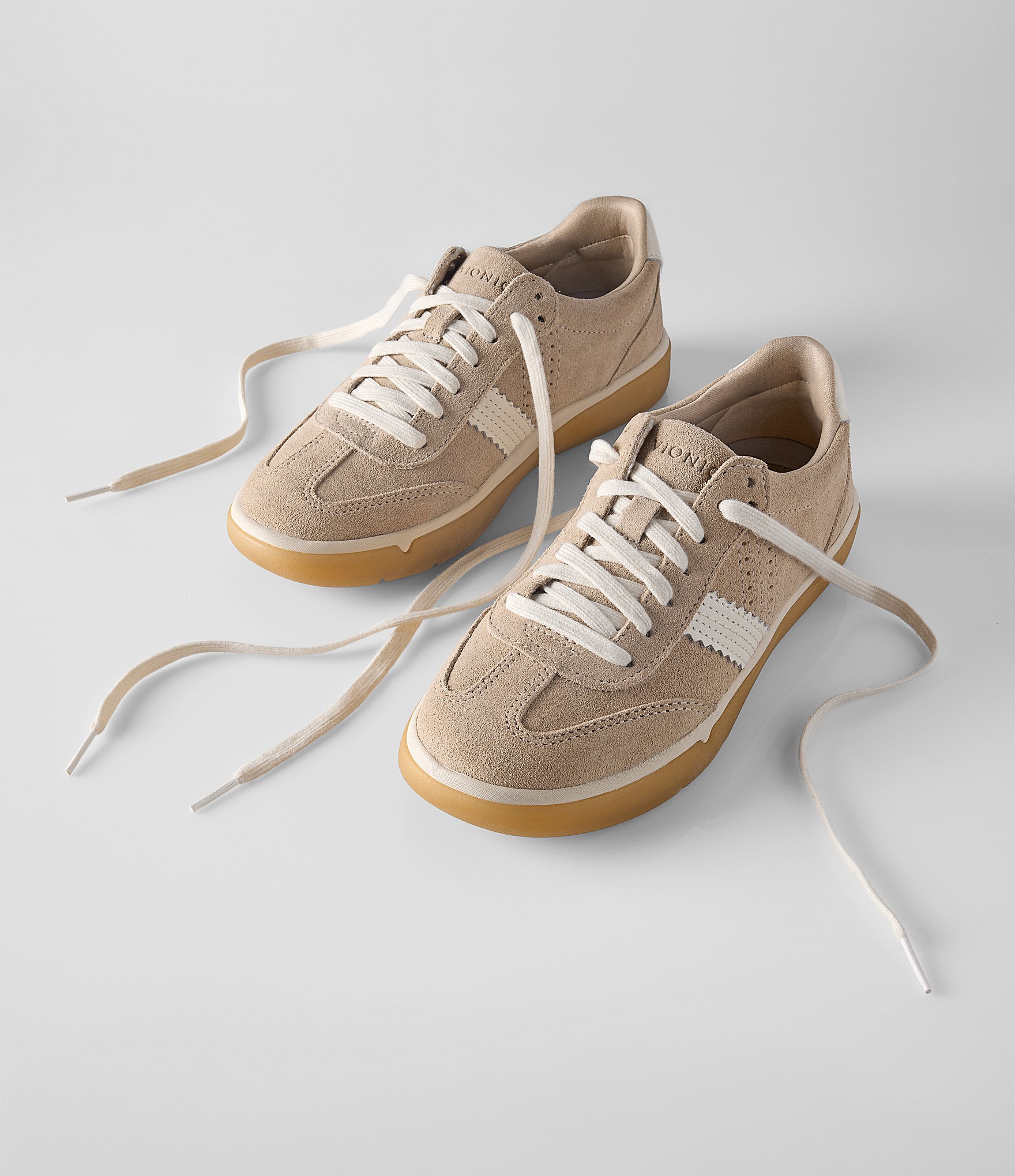 Vionic City Walk Suede Lace Up Sneakers