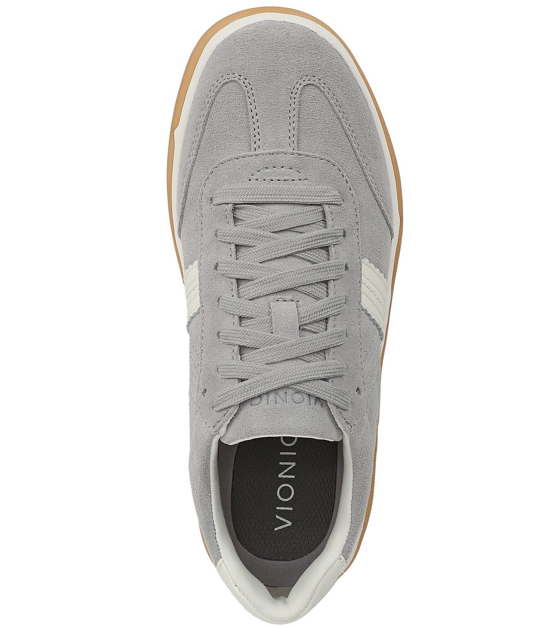 Vionic City Walk Suede Lace Up Sneakers