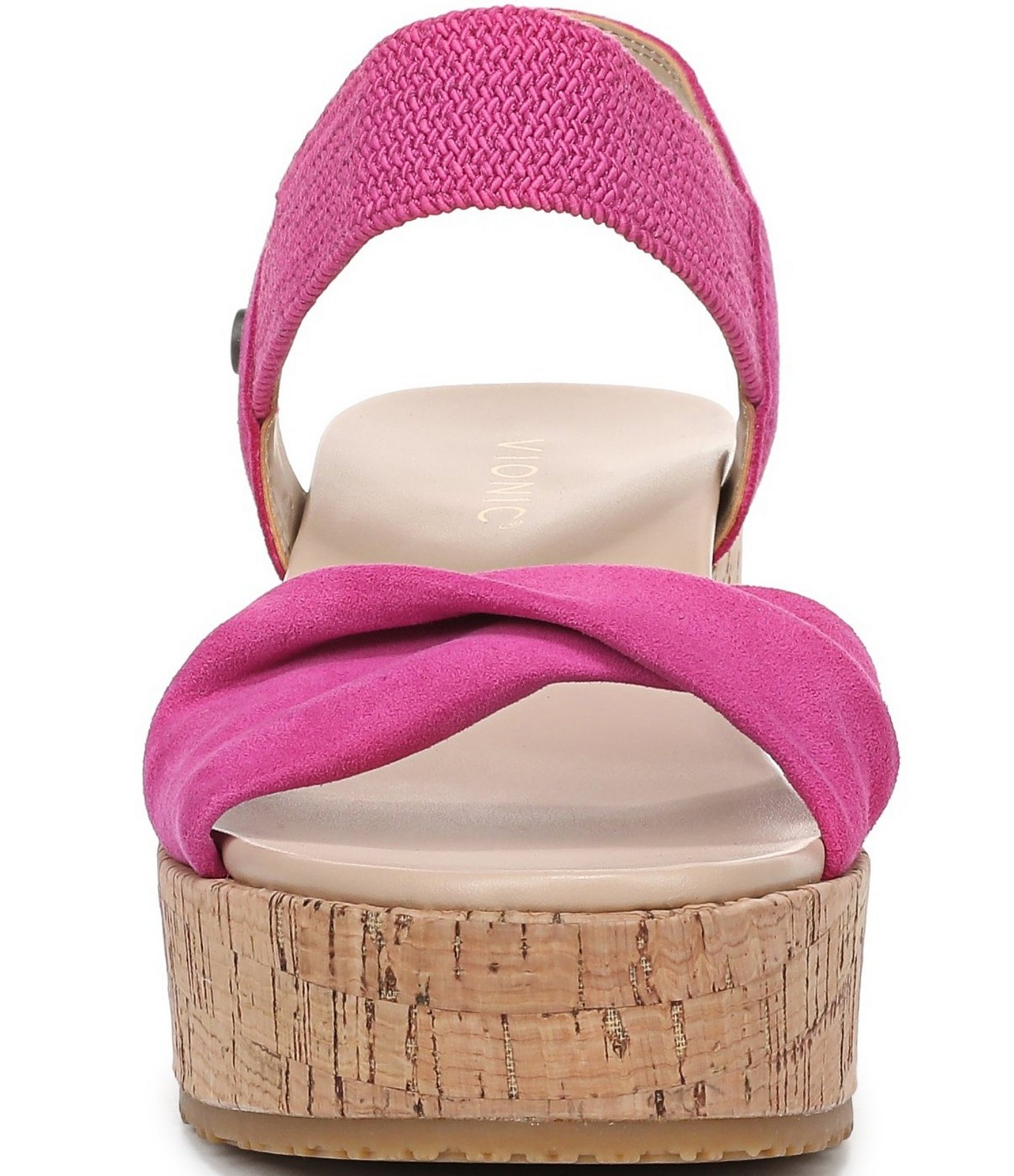 Vionic Darla Suede Wedge Sandals