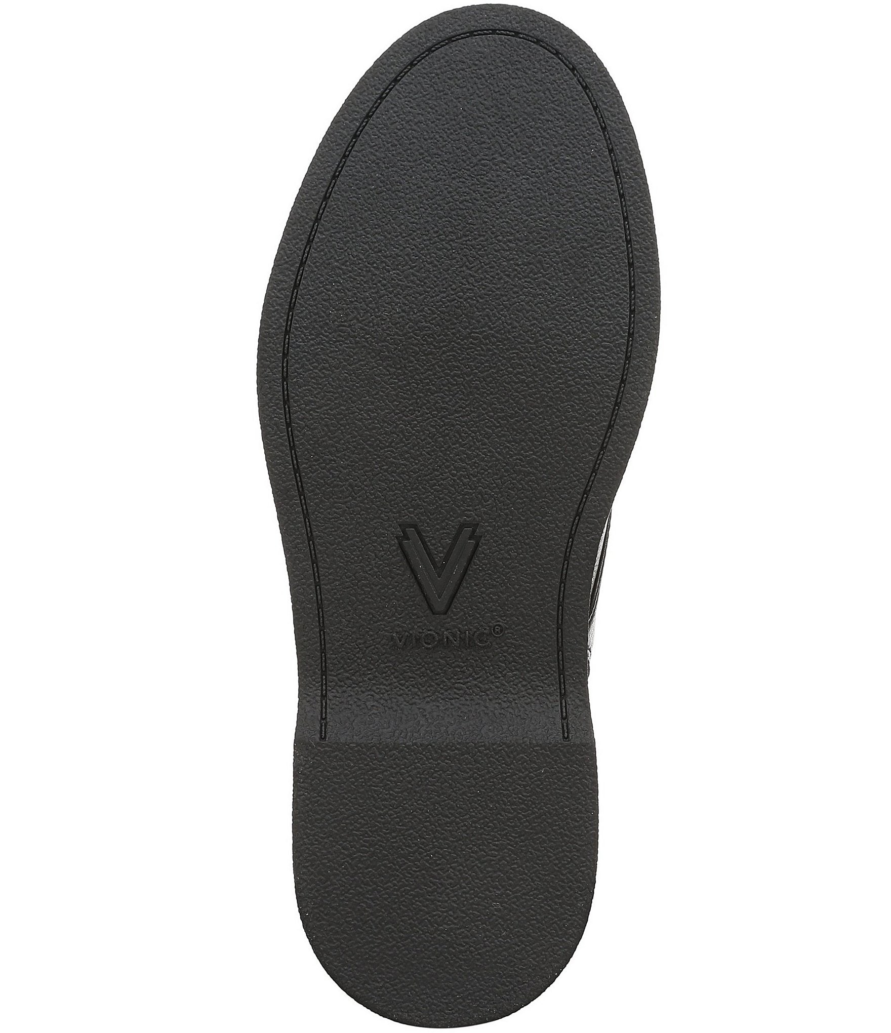 Vionic Delaney Tumbled Leather Lace Up Lug Booties