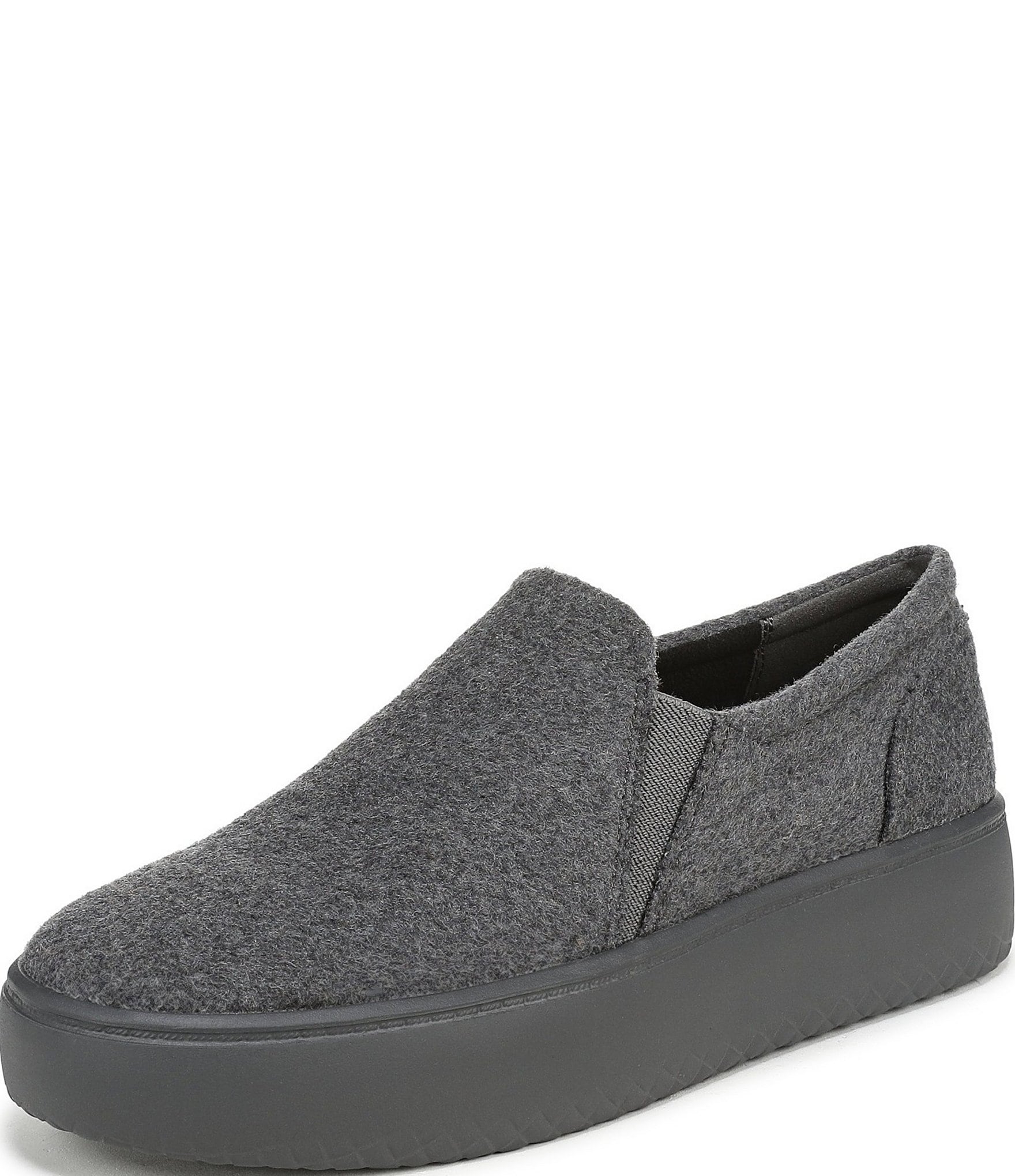 Vionic Ellen Wool Slip On Platform Sneakers