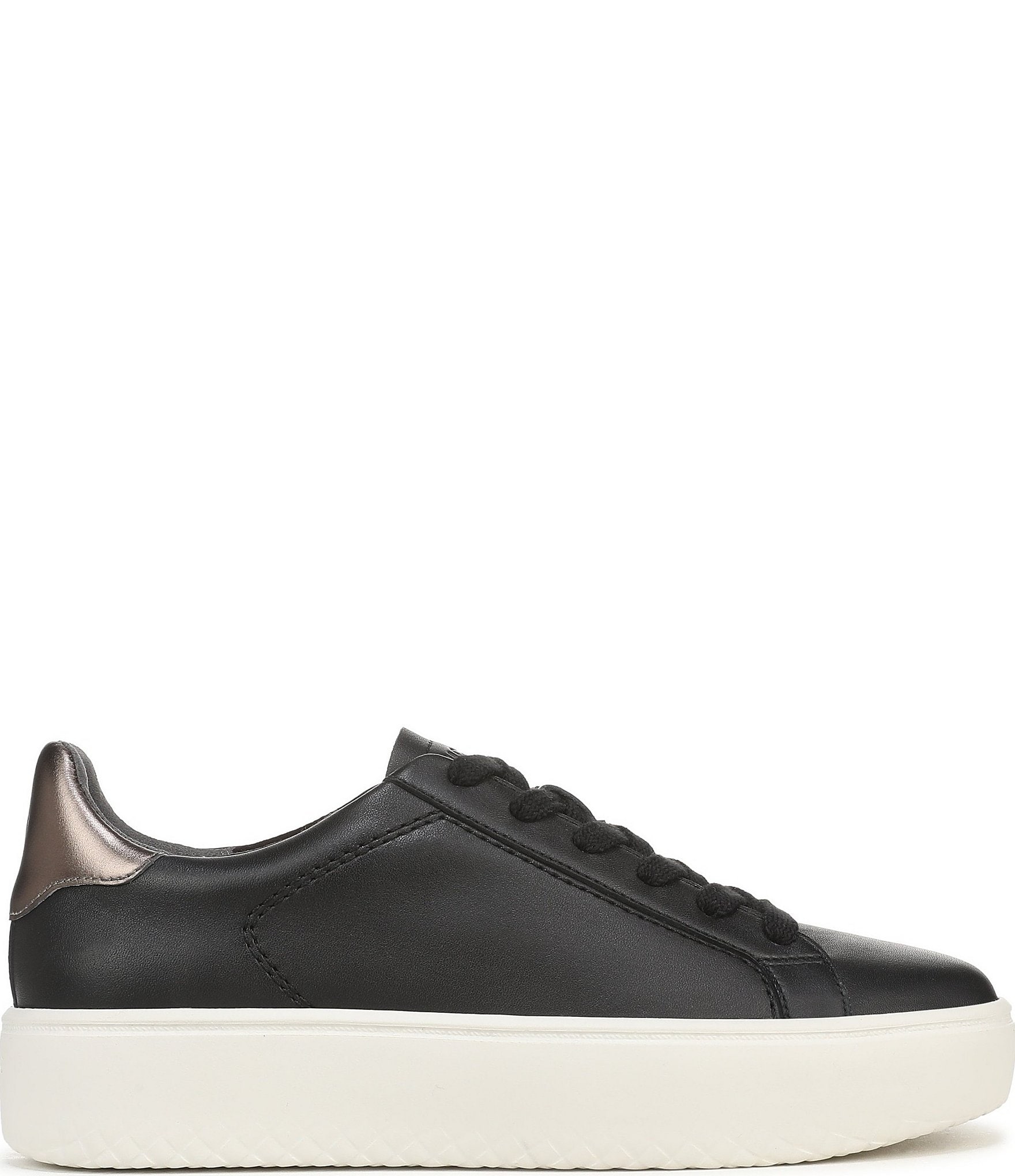 Vionic Emilia Leather Lace Up Platform Sneakers