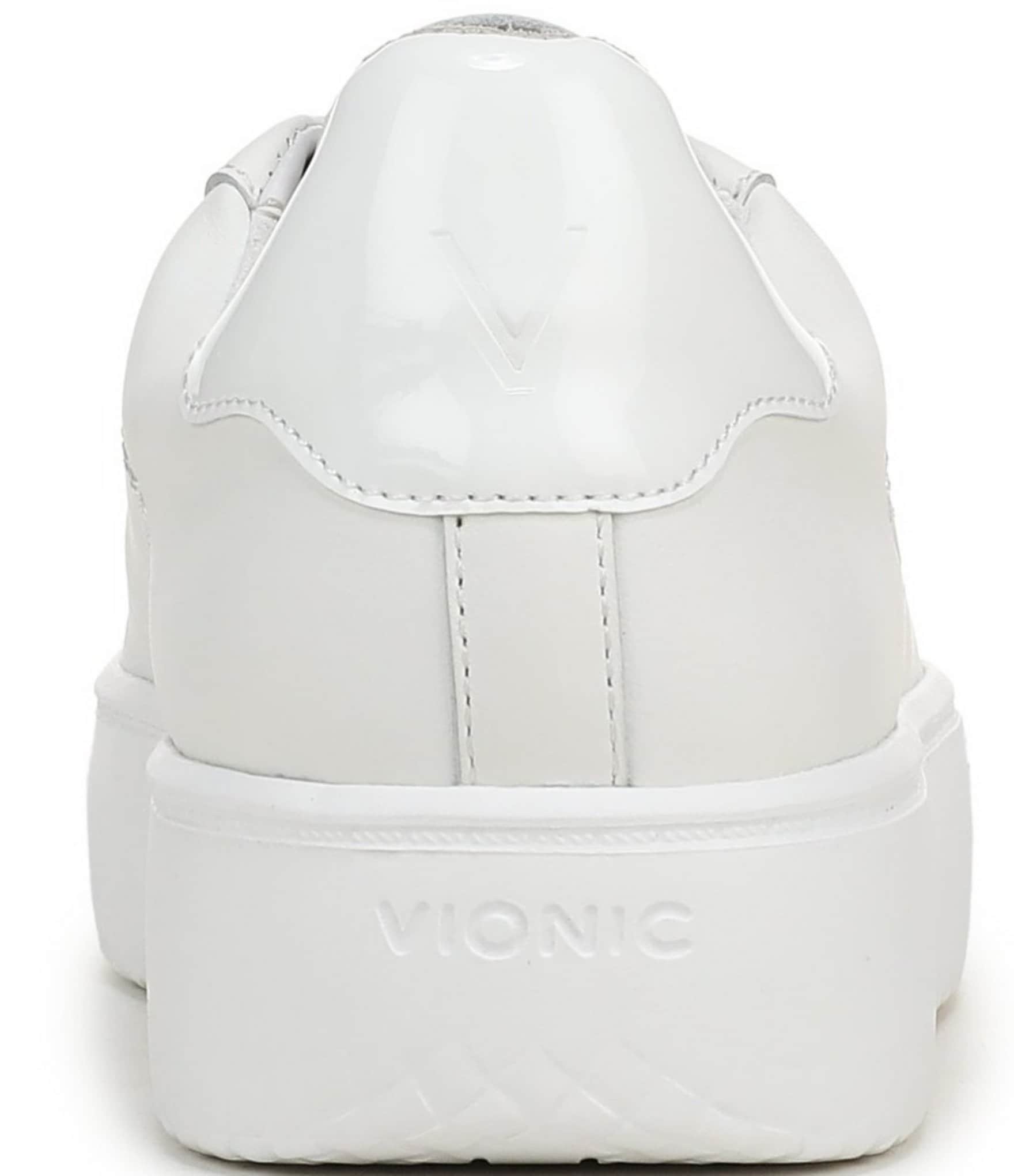 Vionic Emilia Leather Lace Up Platform Sneakers
