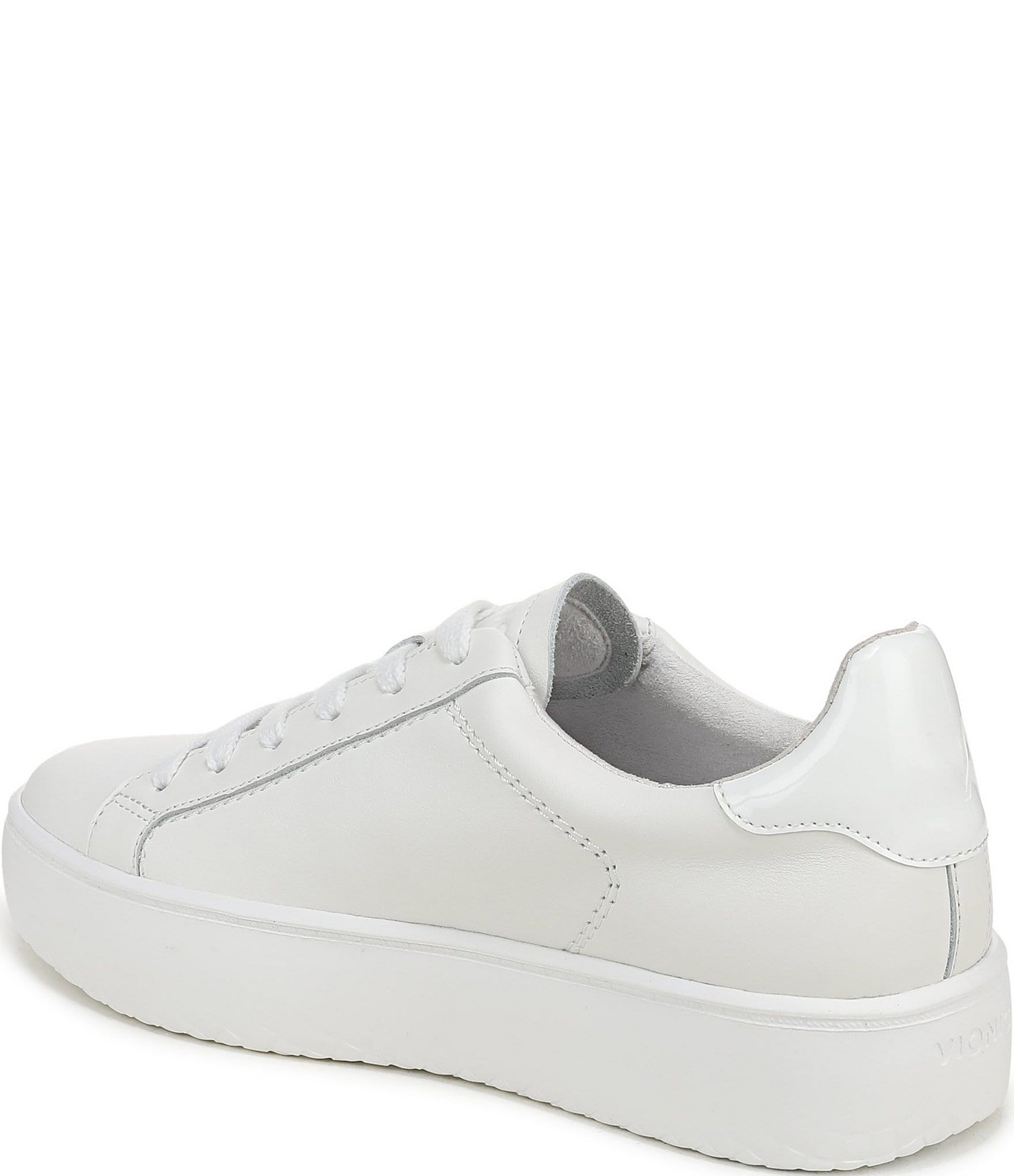 Vionic Emilia Leather Lace Up Platform Sneakers