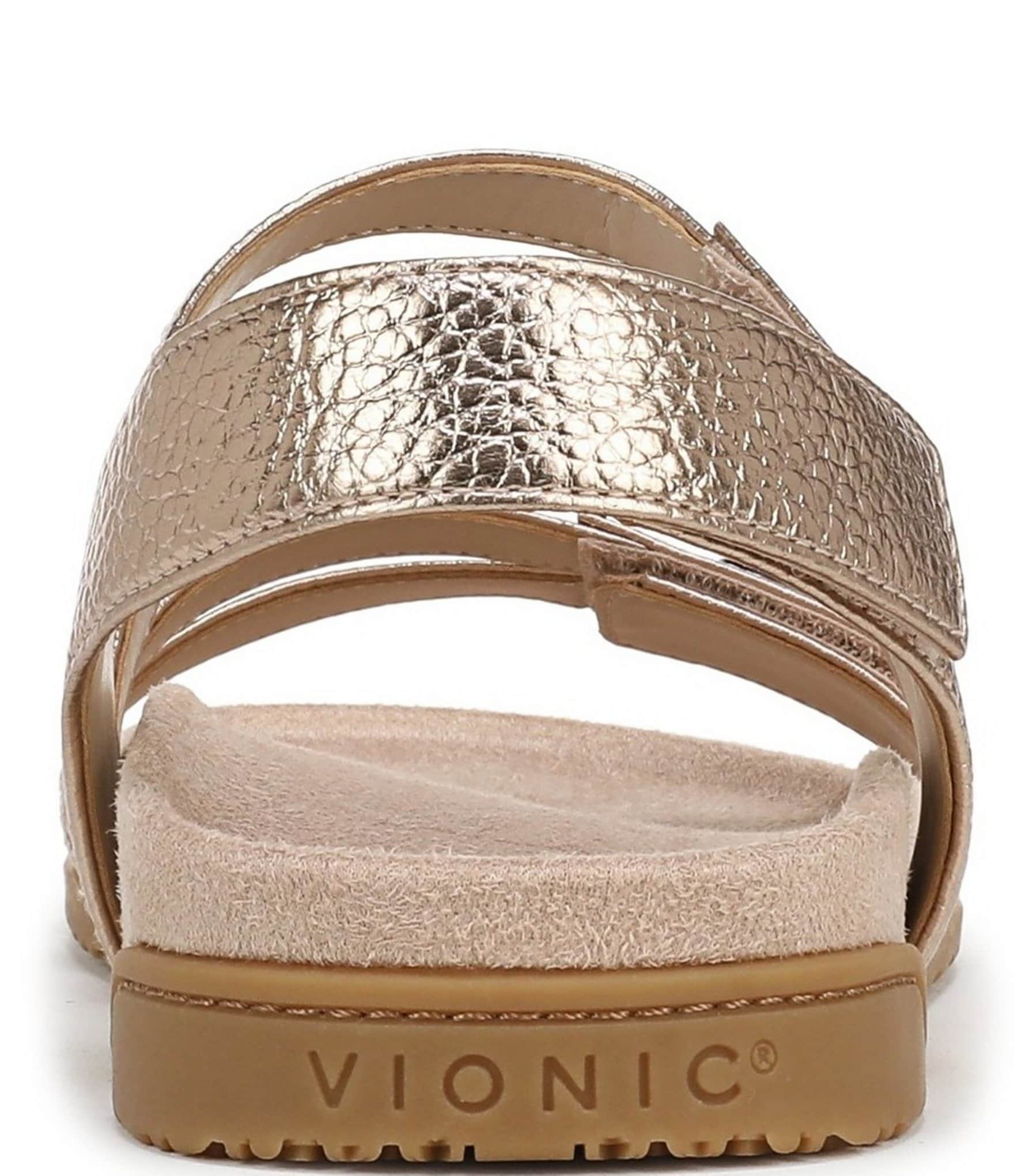 Vionic Essie Leather Slingback Sandals