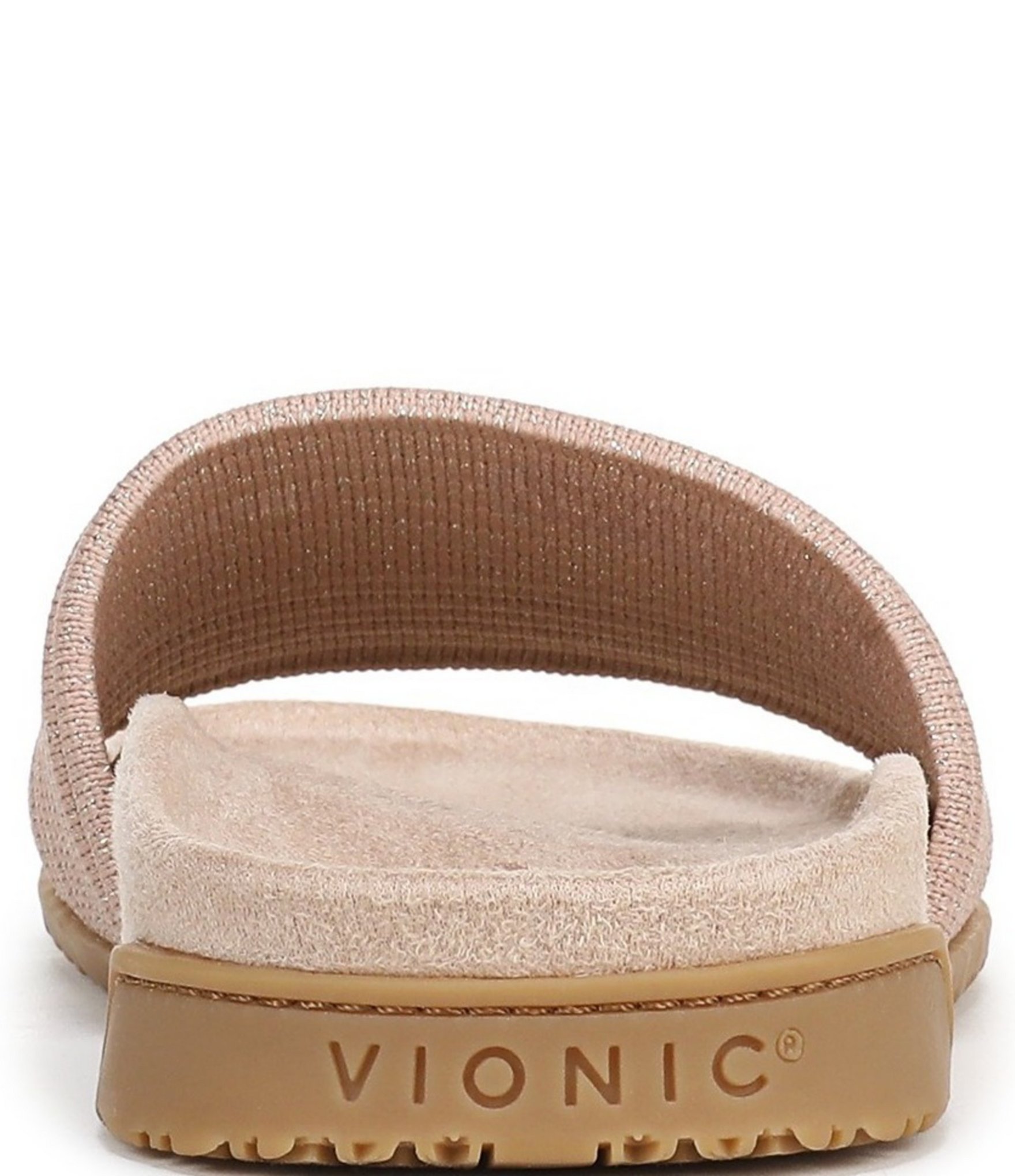 Vionic Evie Compression Knit Slide Sandals