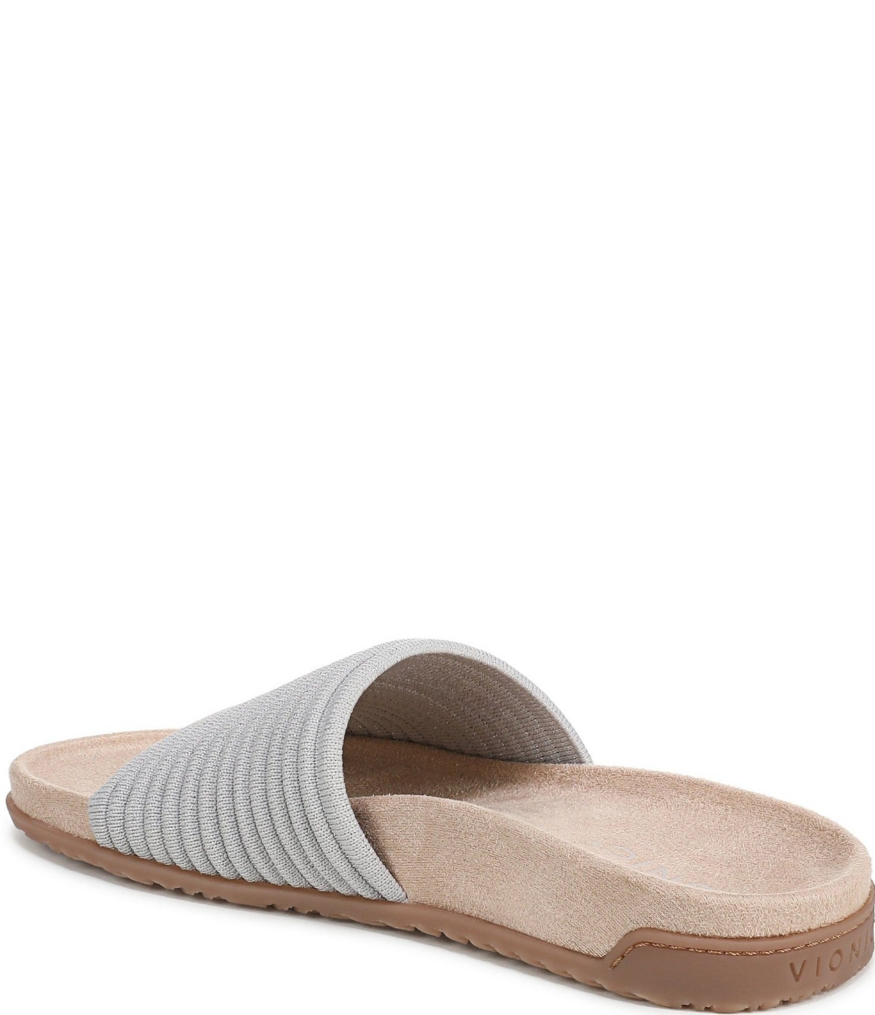 Vionic Evie Compression Knit Slide Sandals