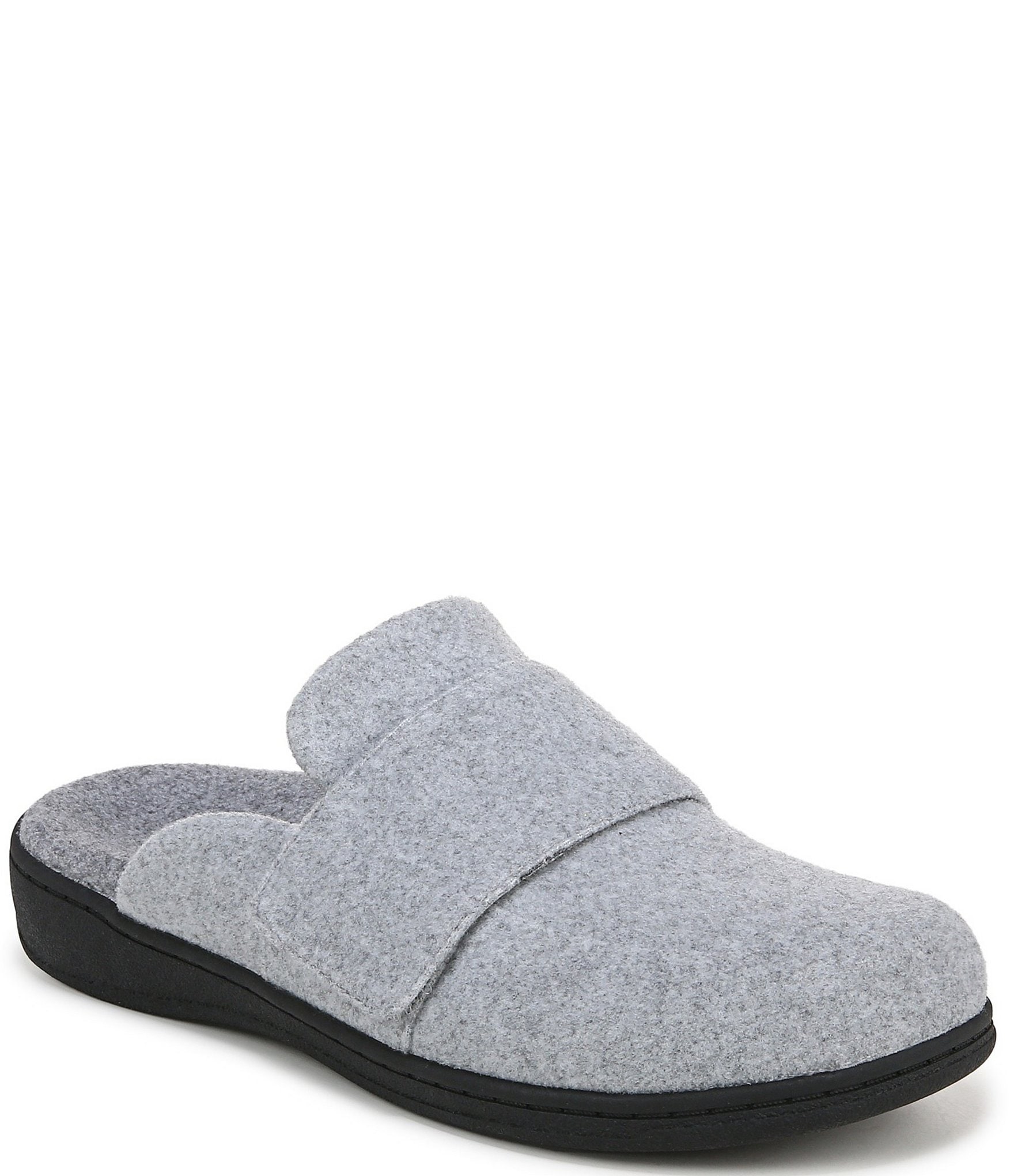 Vionic Gemma Flannel Mule Slippers