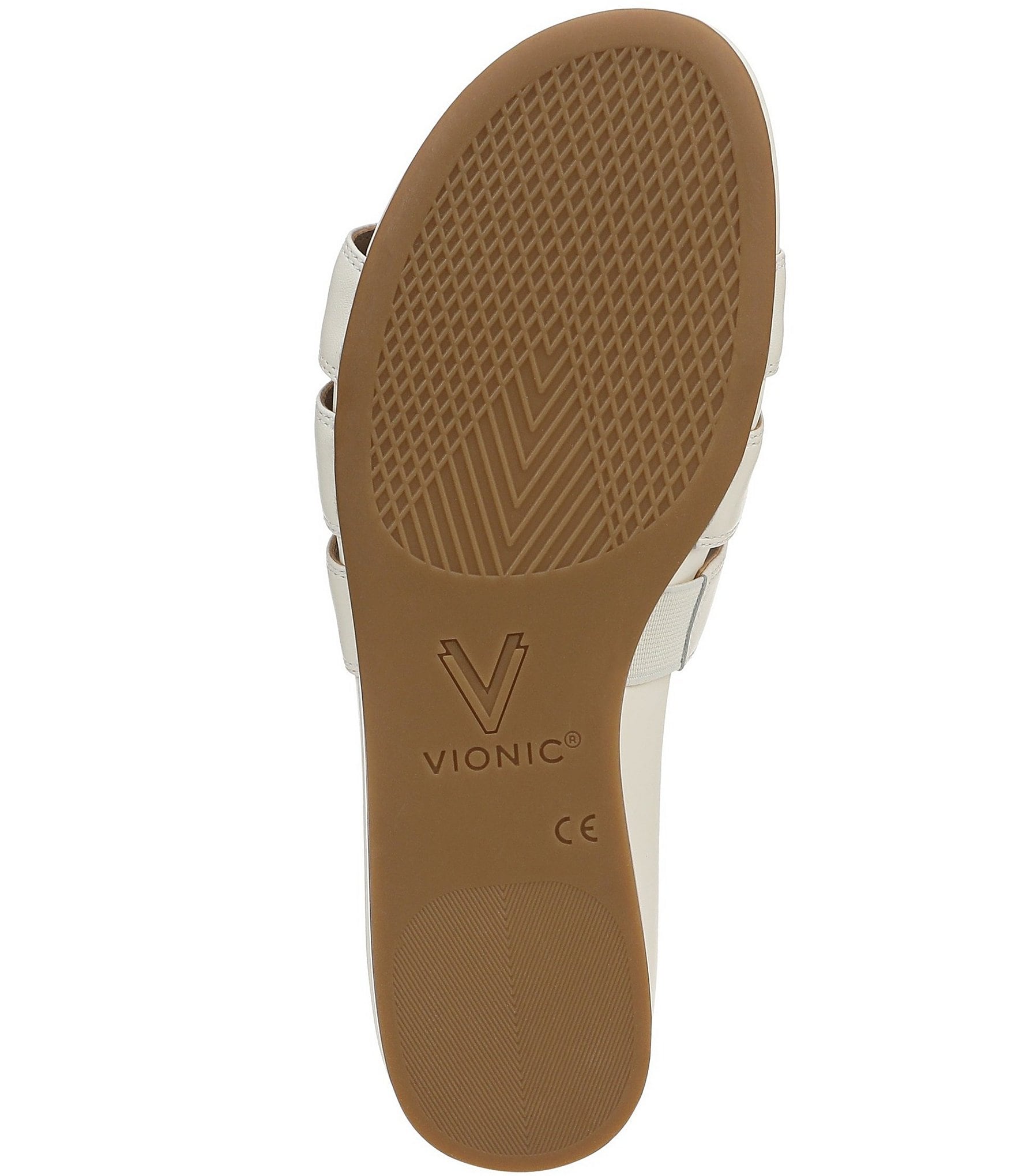 Vionic Glendora Leather Mini Wedge Sandals
