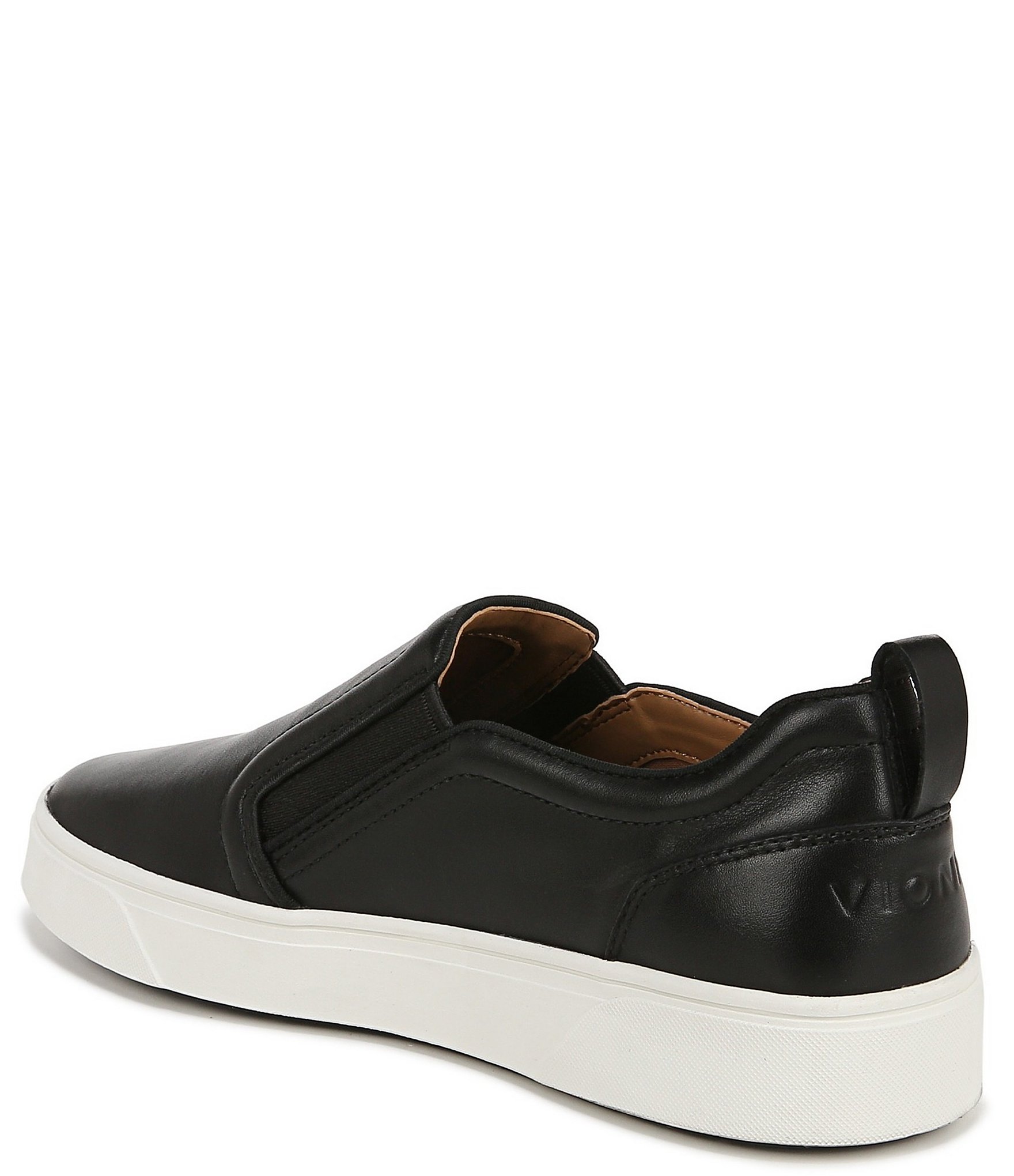 Vionic Kimmie Leather Platform Slip-On Sneakers