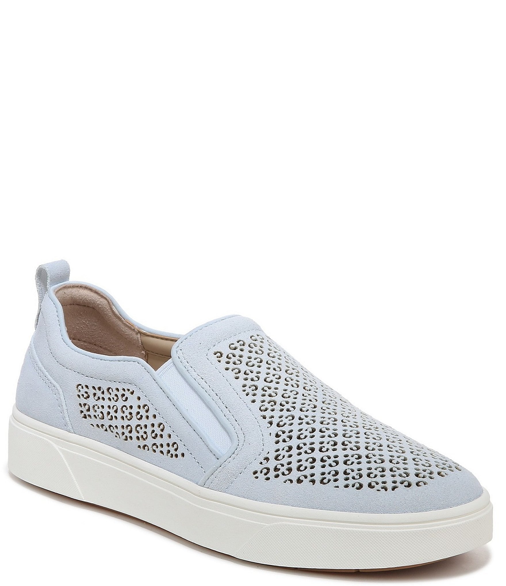 Kimmie Perforated Suede Slip-On Sneakers | Dillard's