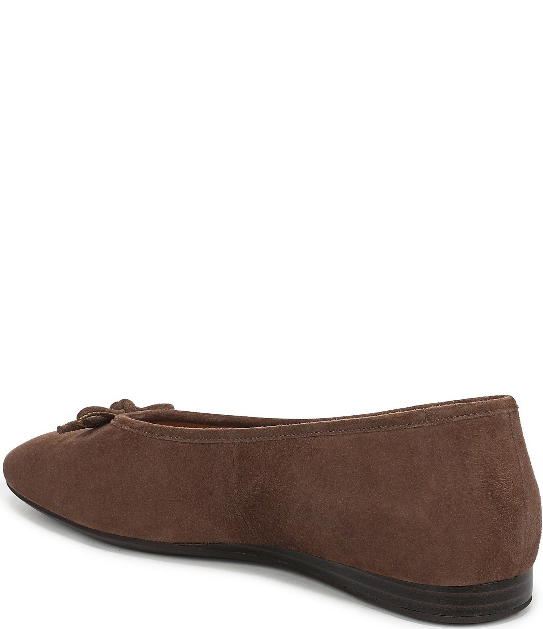 Vionic Larissa Suede Bow Detail Ballet Flats