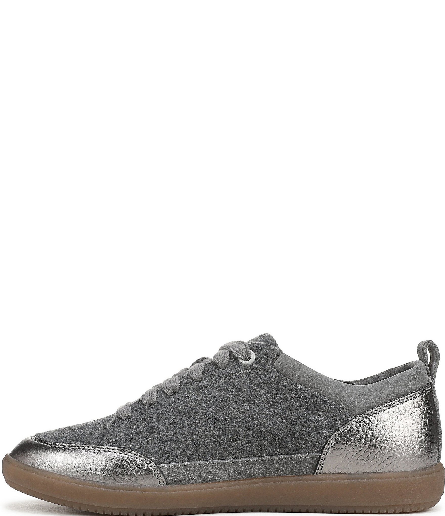 Vionic Larkspur Flannel Lace Up Sneakers