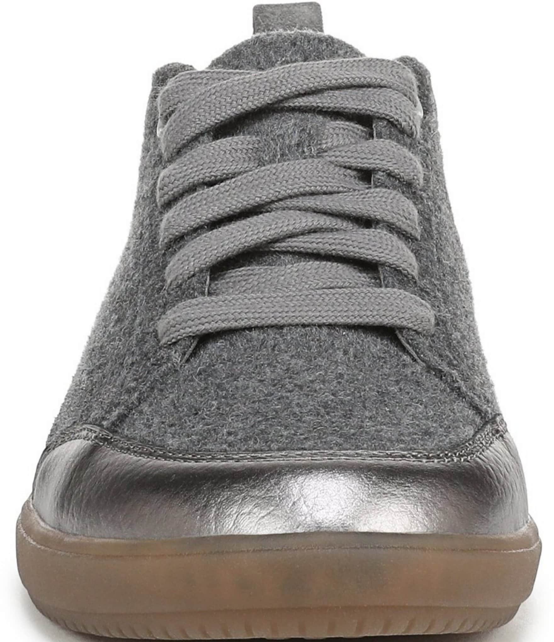 Vionic Larkspur Flannel Lace Up Sneakers