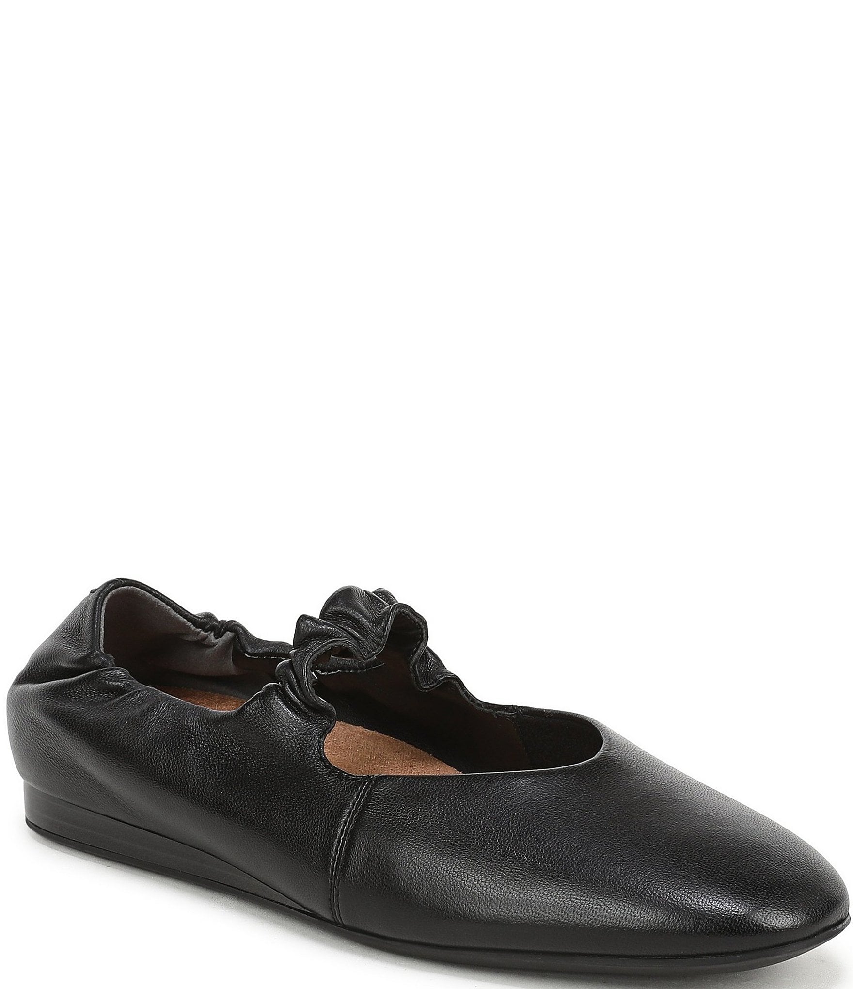 Vionic Leonie Leather Mary Jane Flats