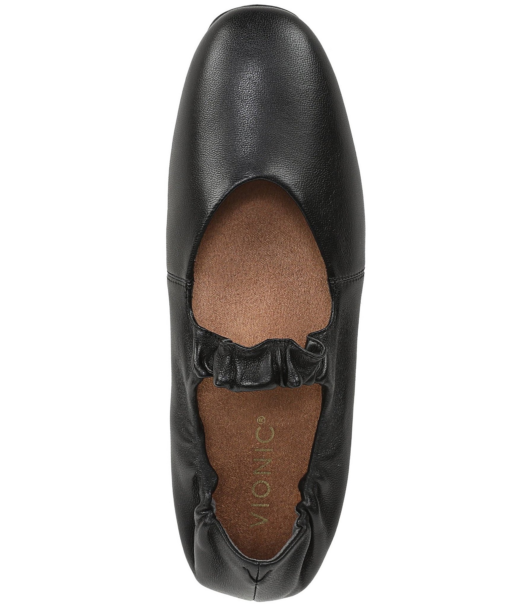 Vionic Leonie Leather Mary Jane Flats
