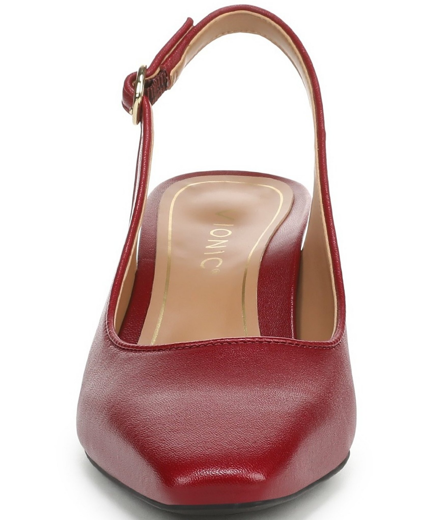 Vionic Perris Leather Slingback Dress Pumps