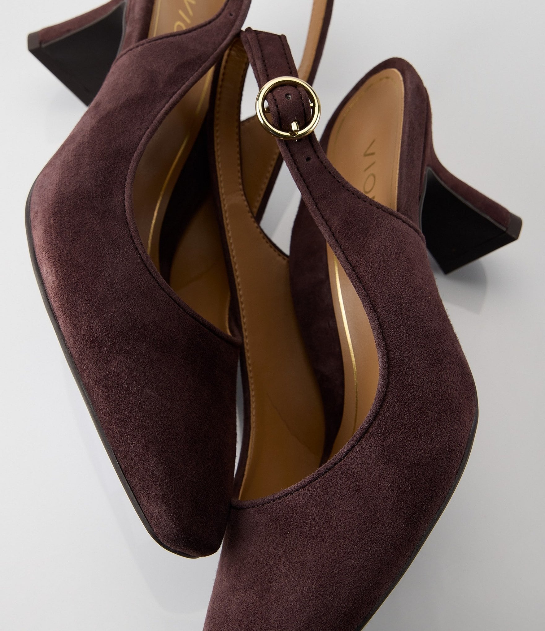 Vionic Perris Suede Slingback Dress Pumps