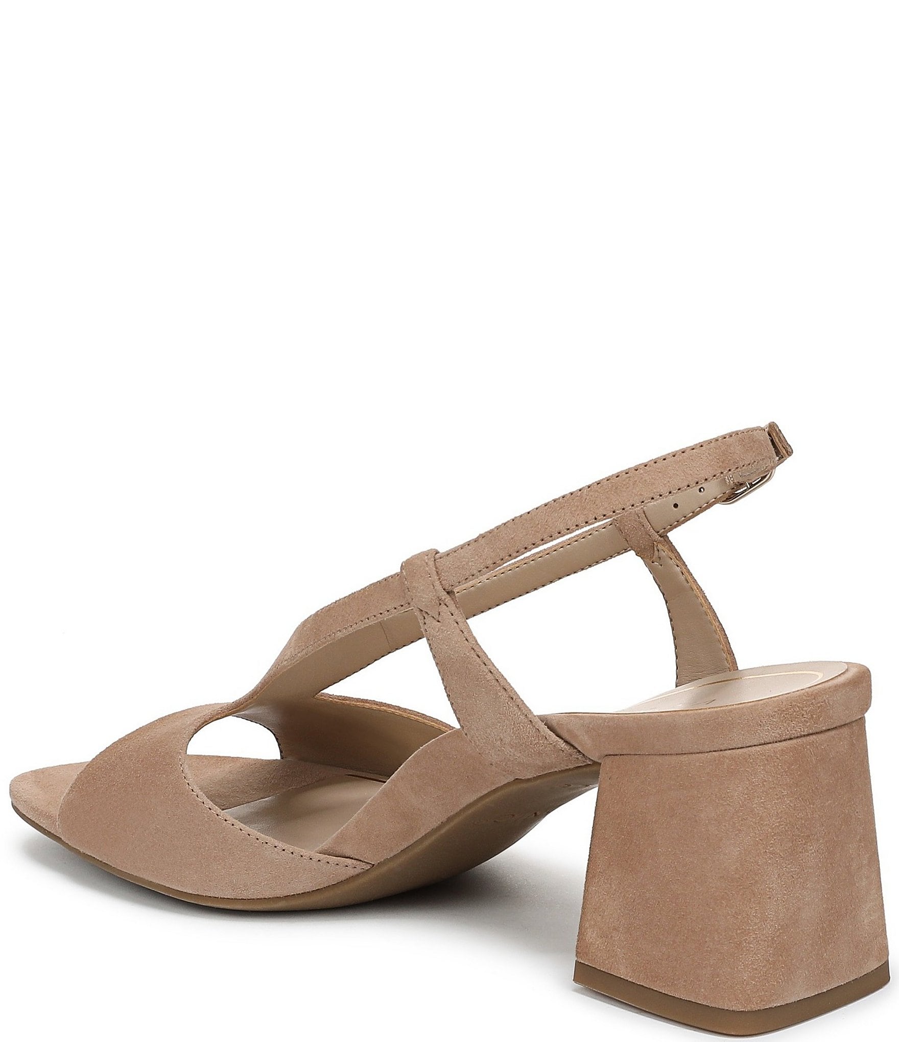 Vionic Raquel Suede Block Heel Dress Sandals