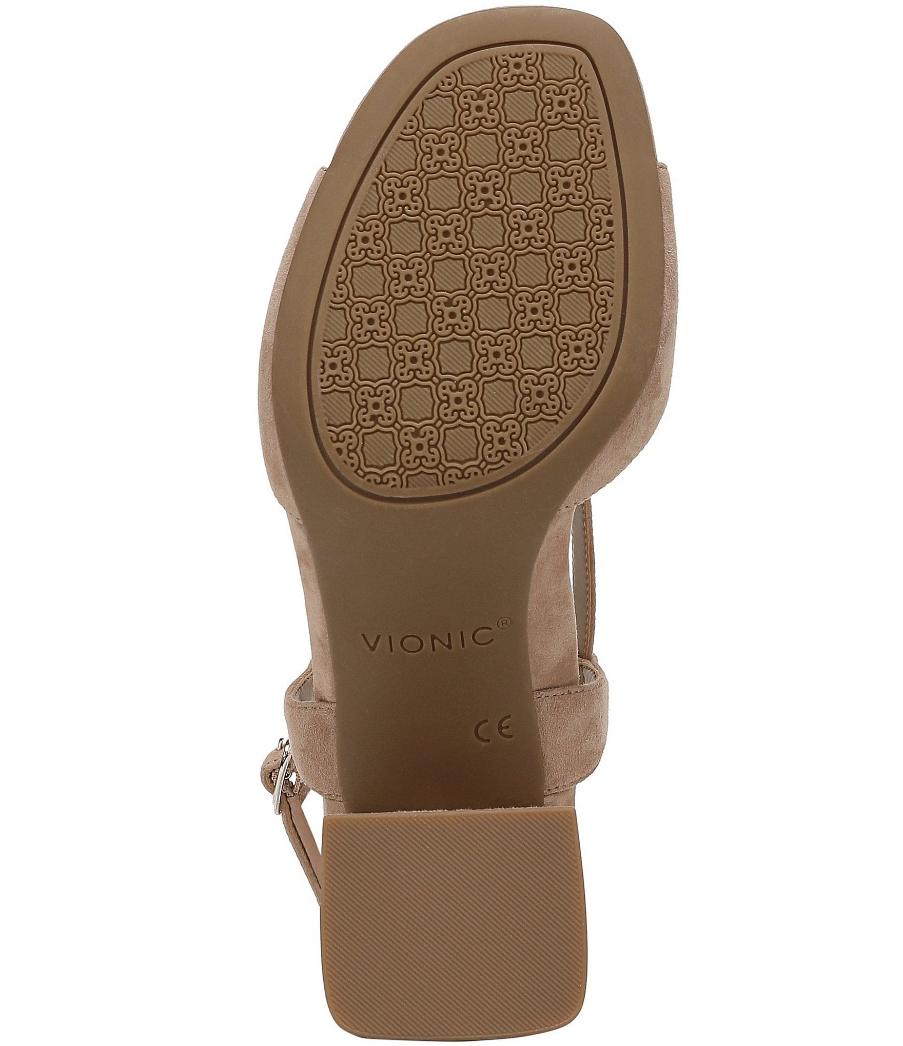 Vionic Raquel Suede Block Heel Dress Sandals