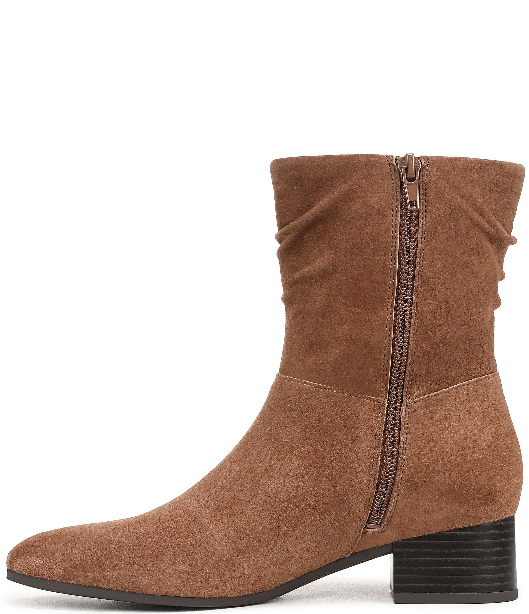 Vionic Remi Suede Slouch Booties
