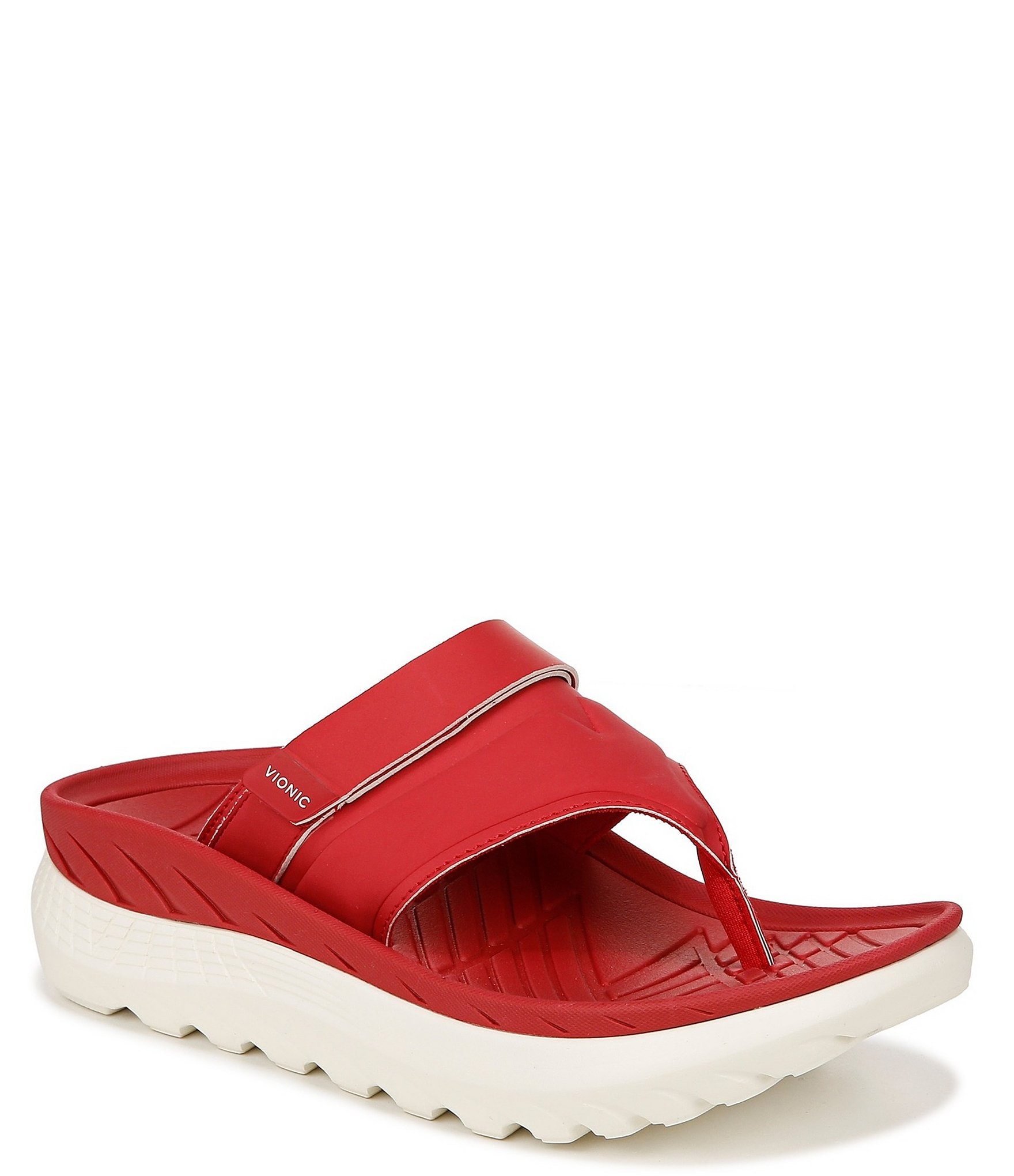 Red sale vionic sandals