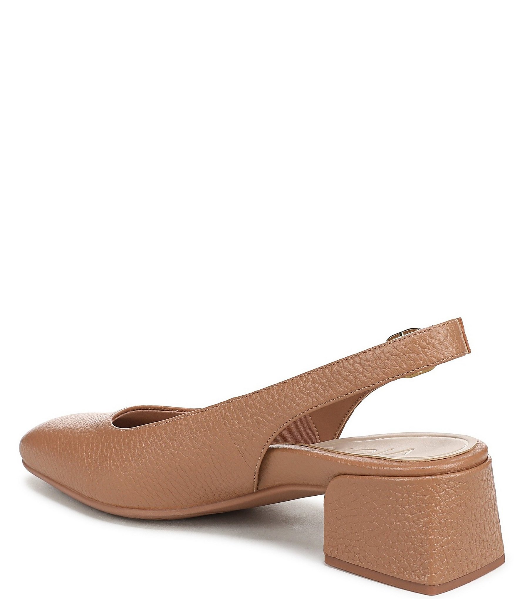 Vionic Reyes Leather Slingback Pumps