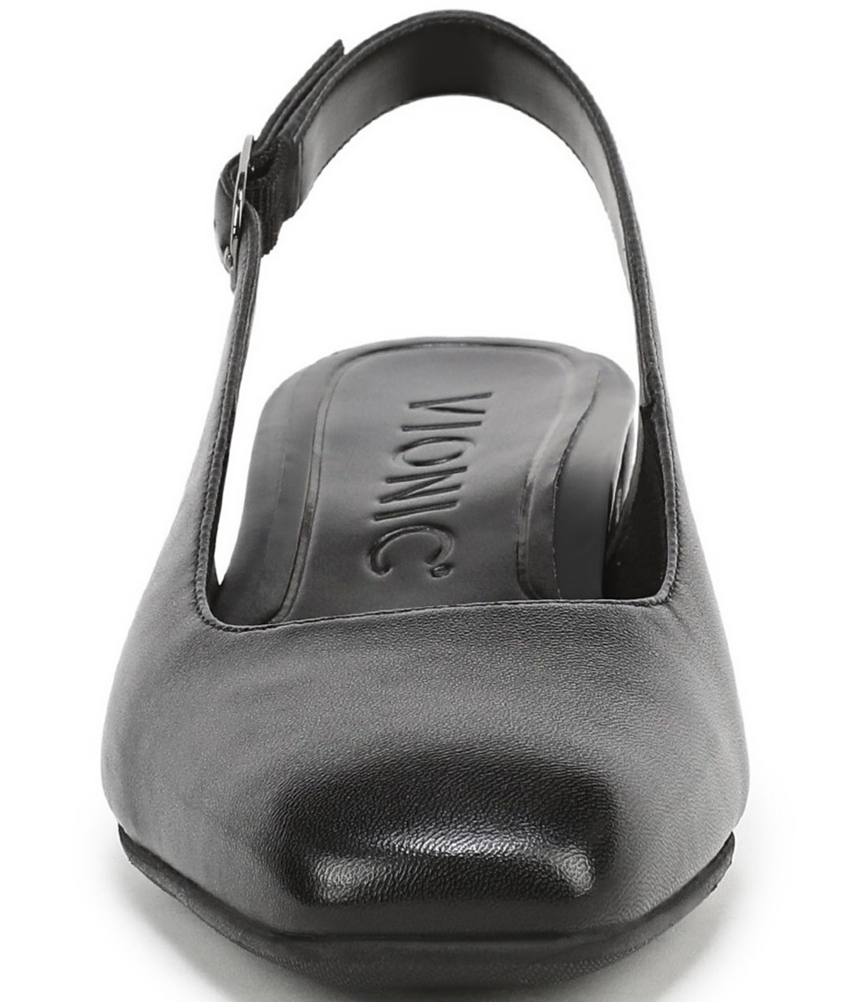 Vionic Reyes Leather Slingback Pumps