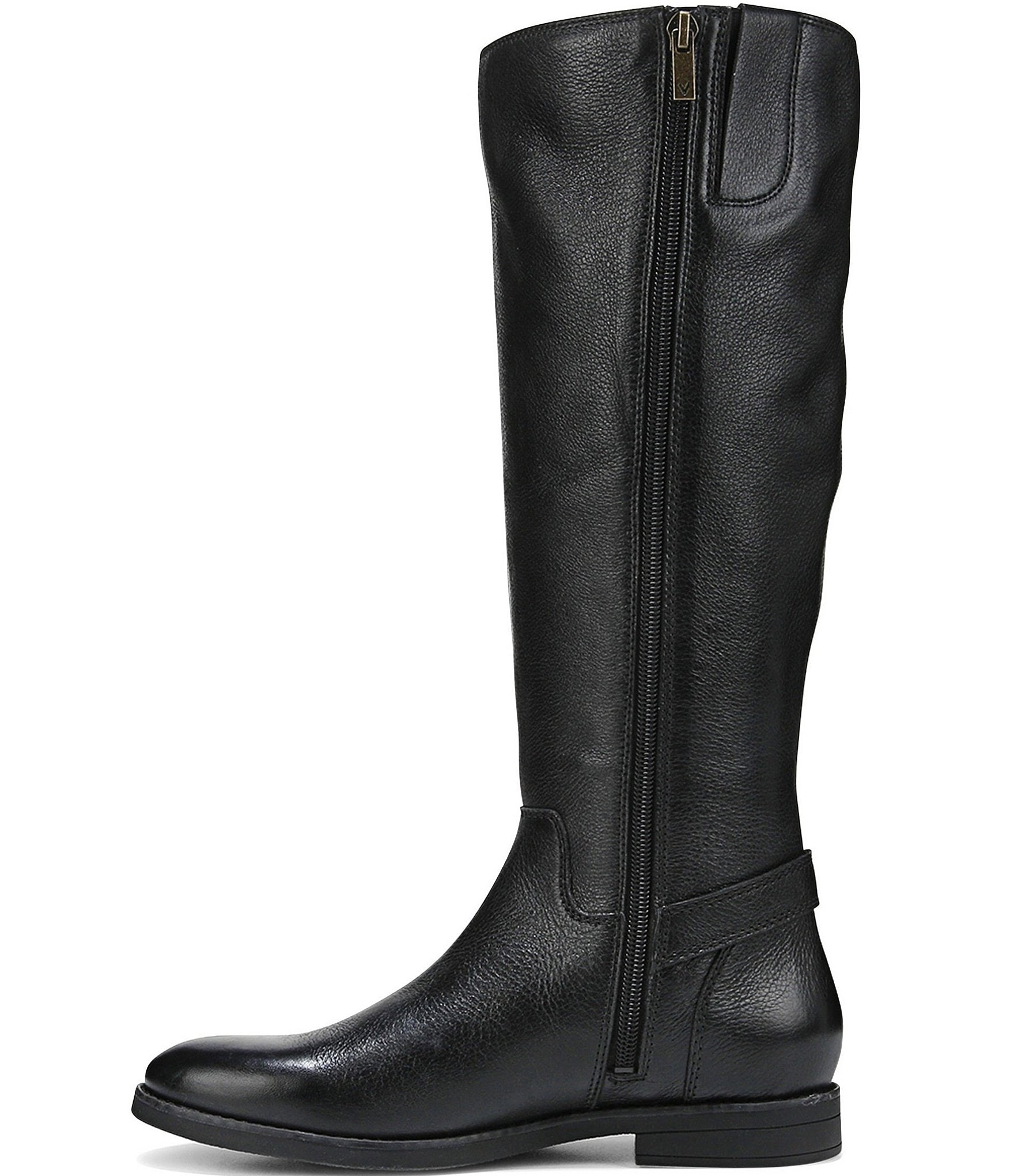 Vionic Rochelle Leather Buckle Strap Tall Boots