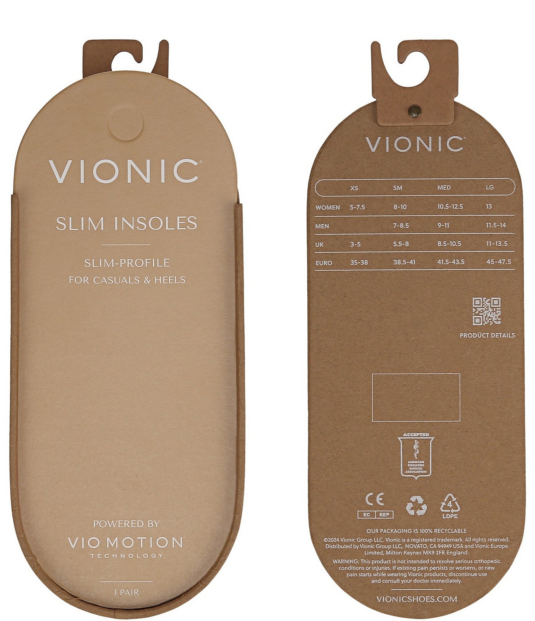 Vionic Slim Fit Insoles