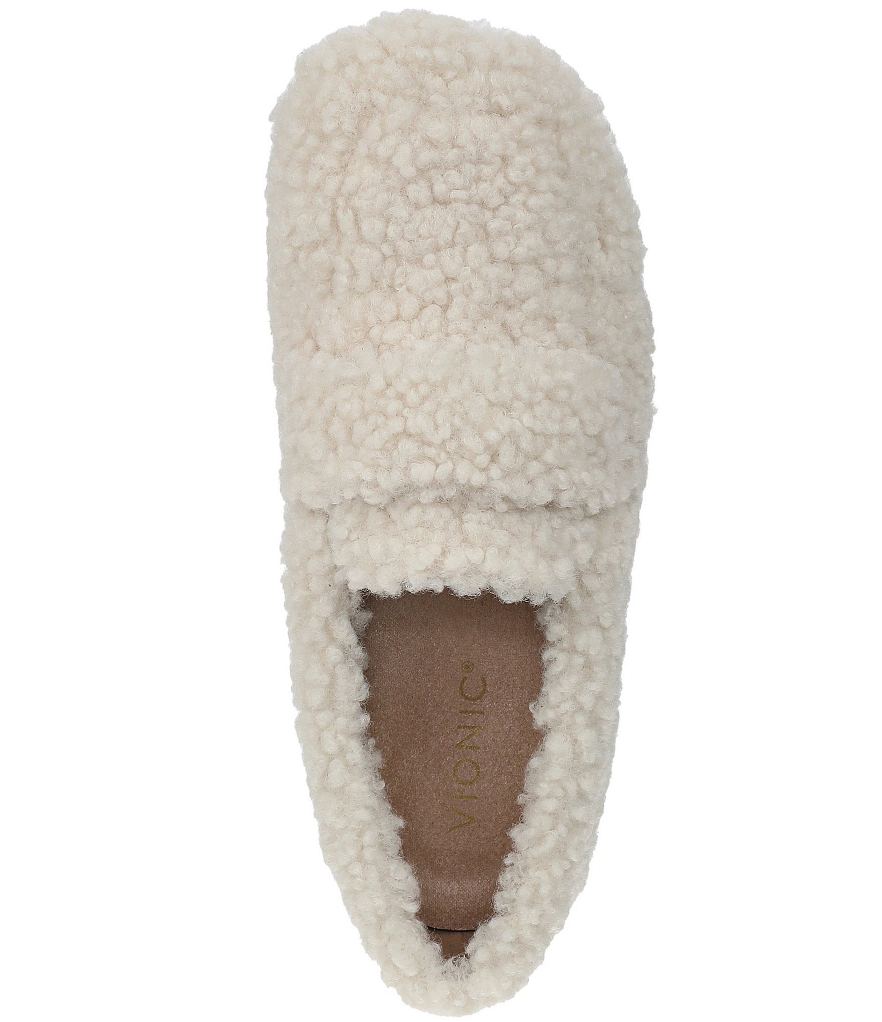 Vionic Snuggle Faux Shearling Loafer Inspired Slippers