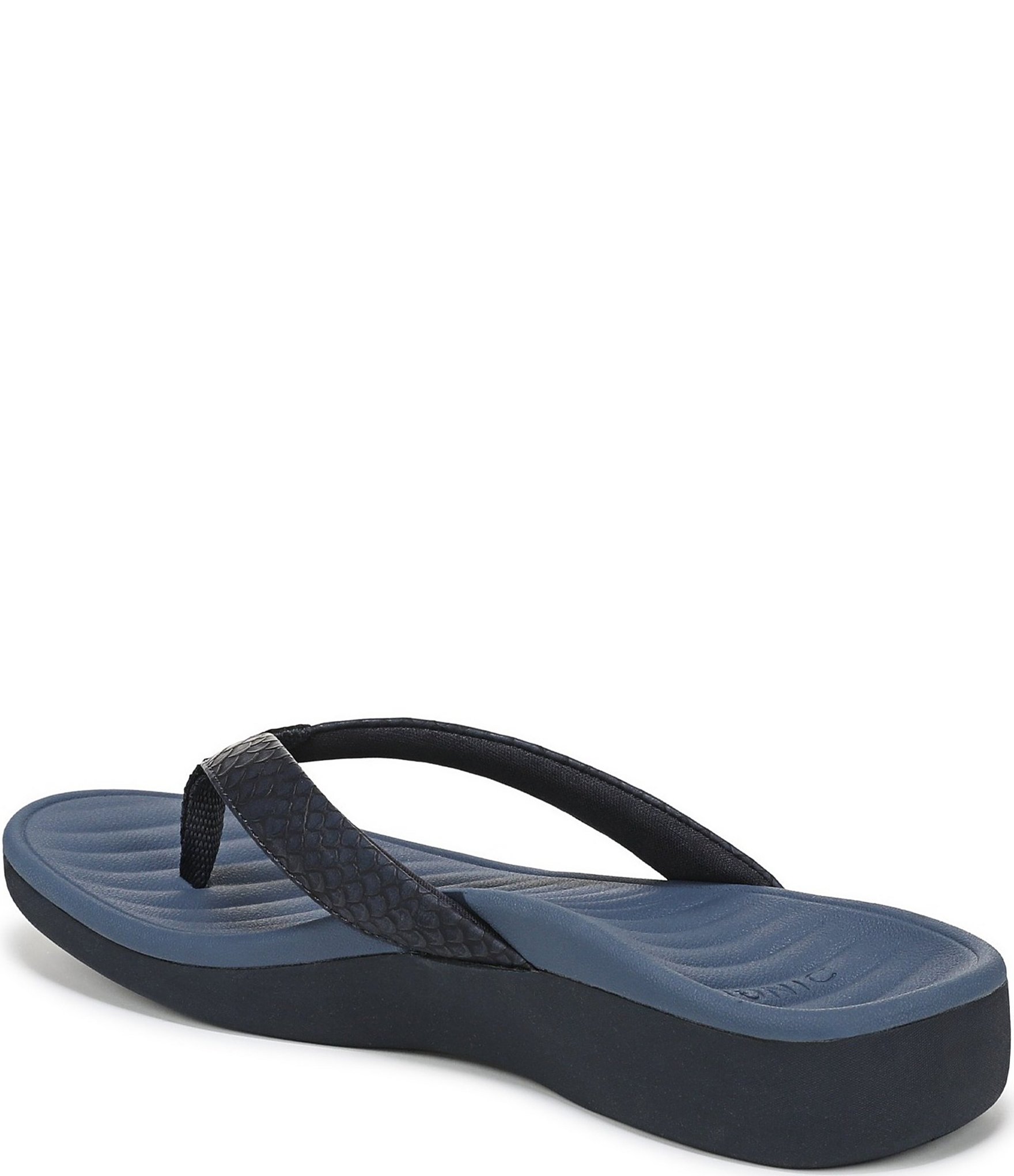 Vionic Tomales Embossed Thong Sandals