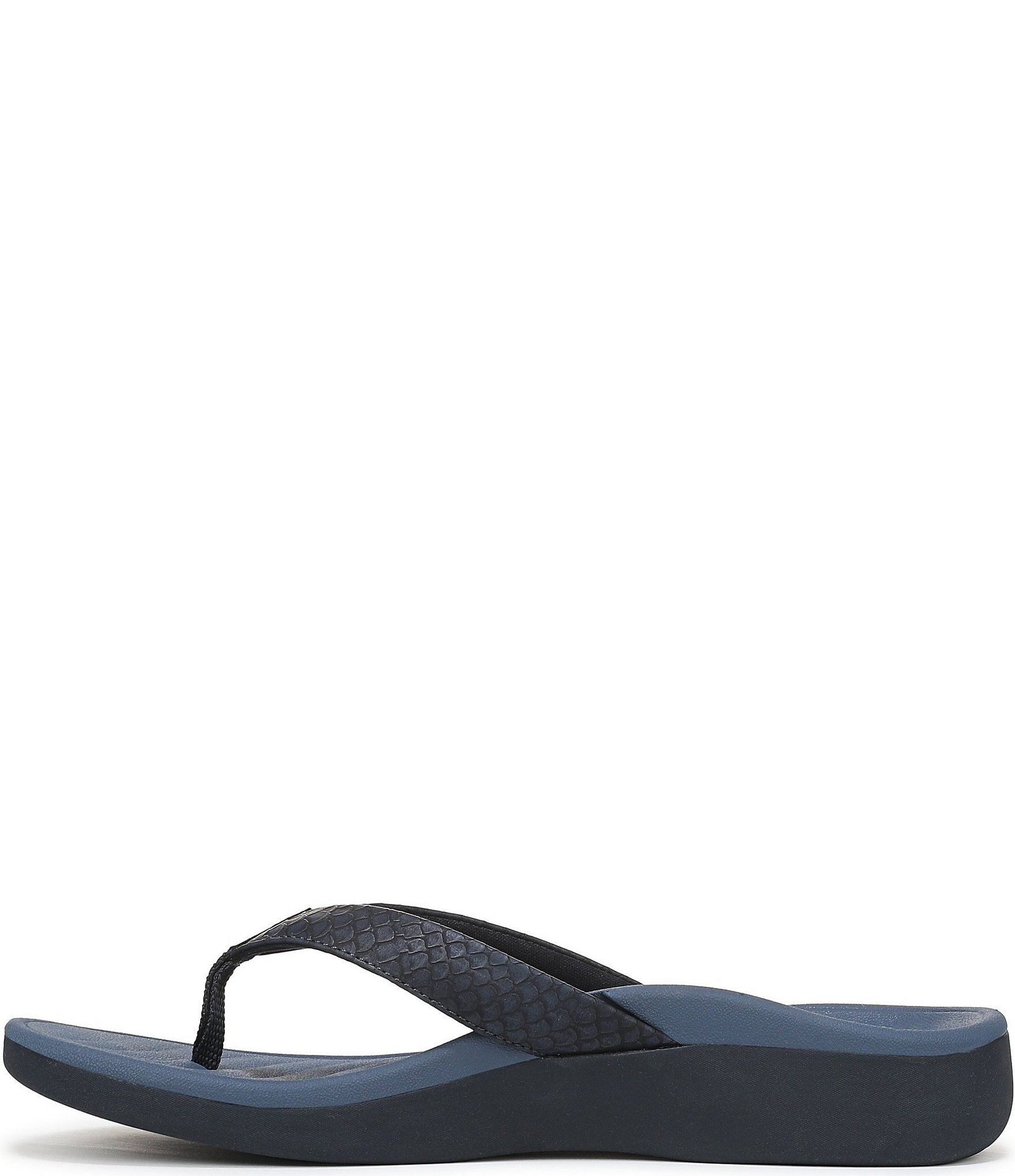 Vionic Tomales Embossed Thong Sandals