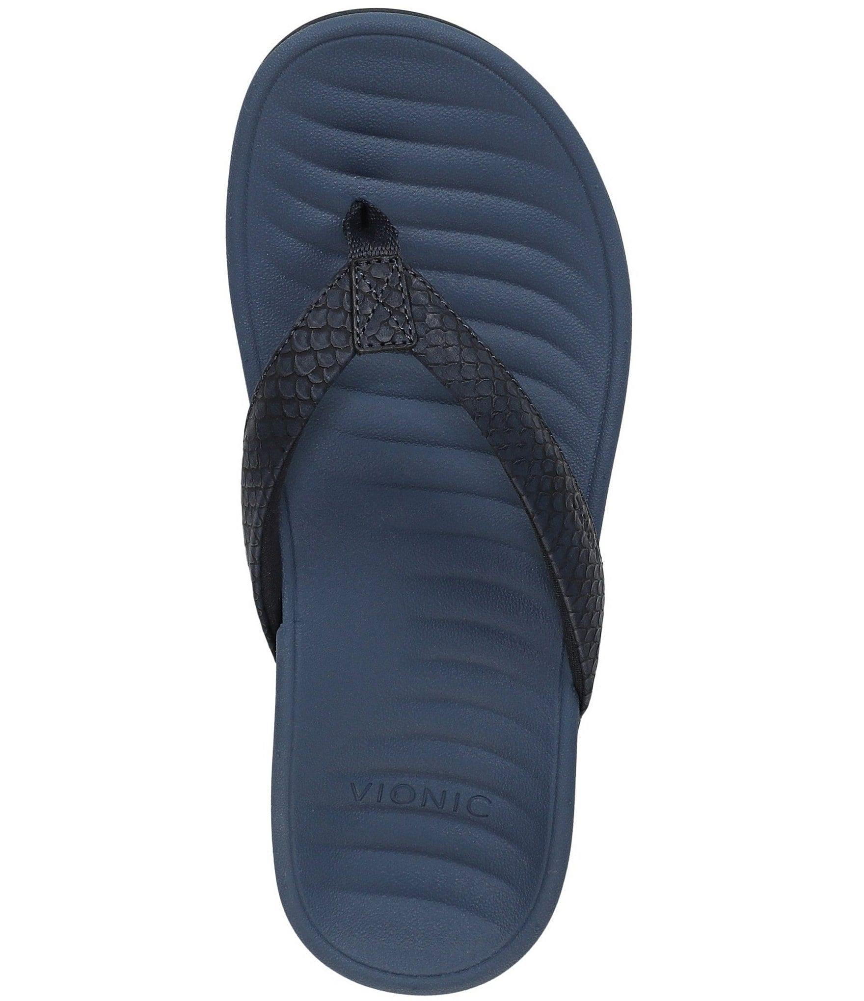 Vionic Tomales Embossed Thong Sandals