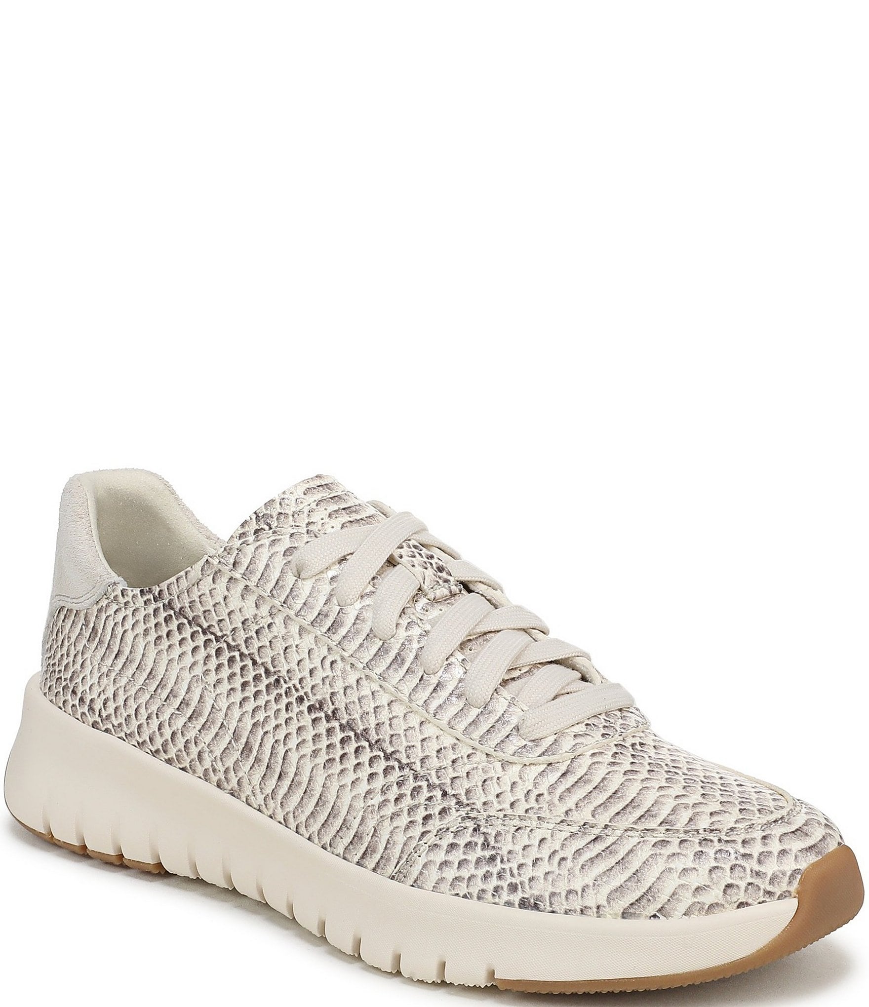 Vionic Uptown Print Leather Platform Sneakers