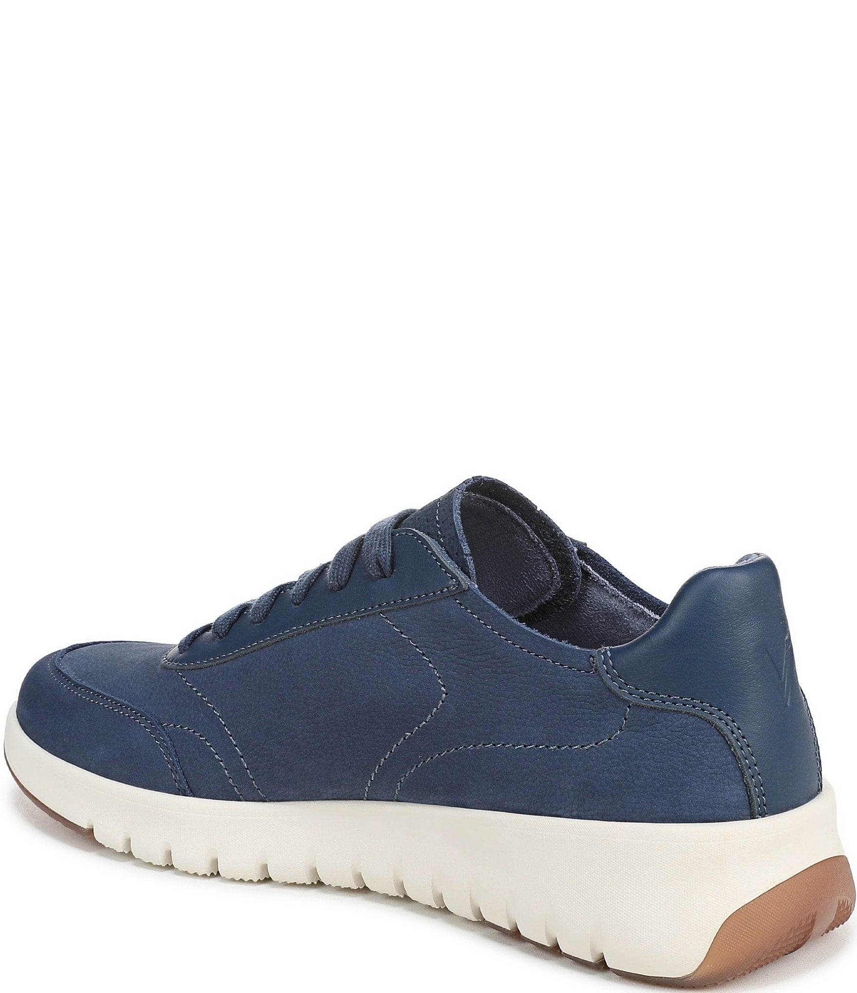 Vionic Uptown Suede and Leather Platform Sneakers