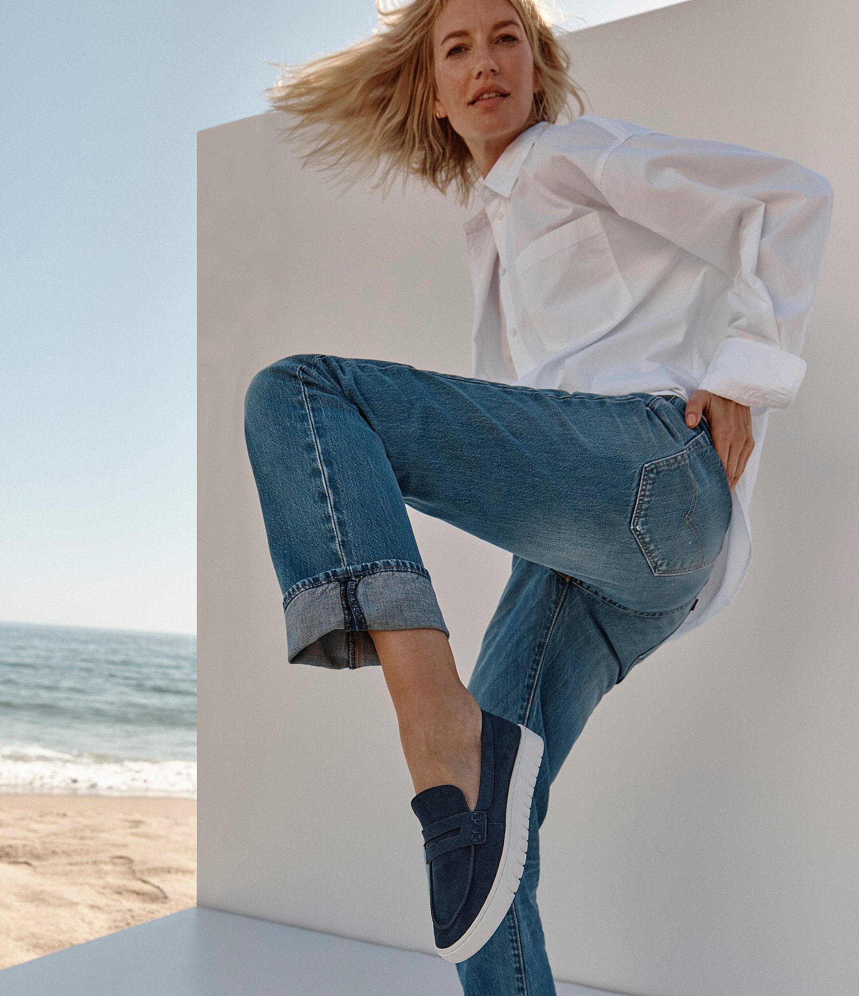 Vionic Uptown Suede Packable Travel Penny Loafers