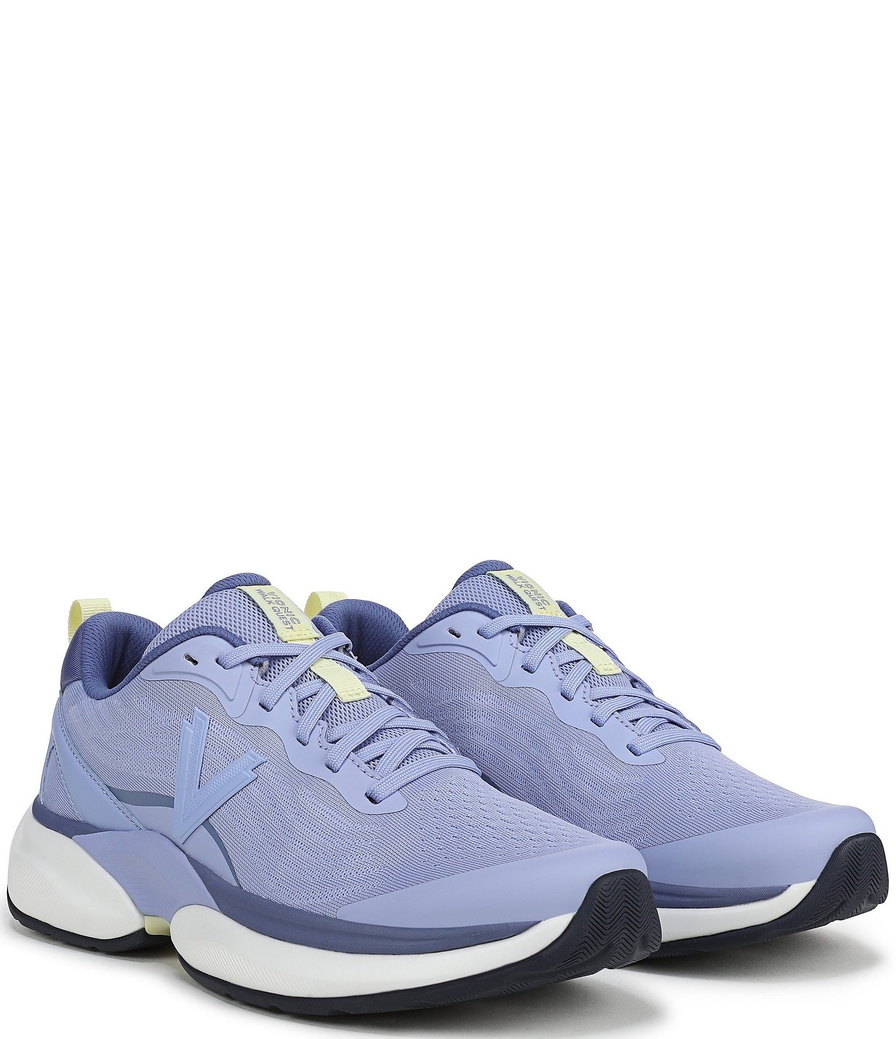 Vionic Walk Quest Knit Jacquard Performance Walking Sneakers