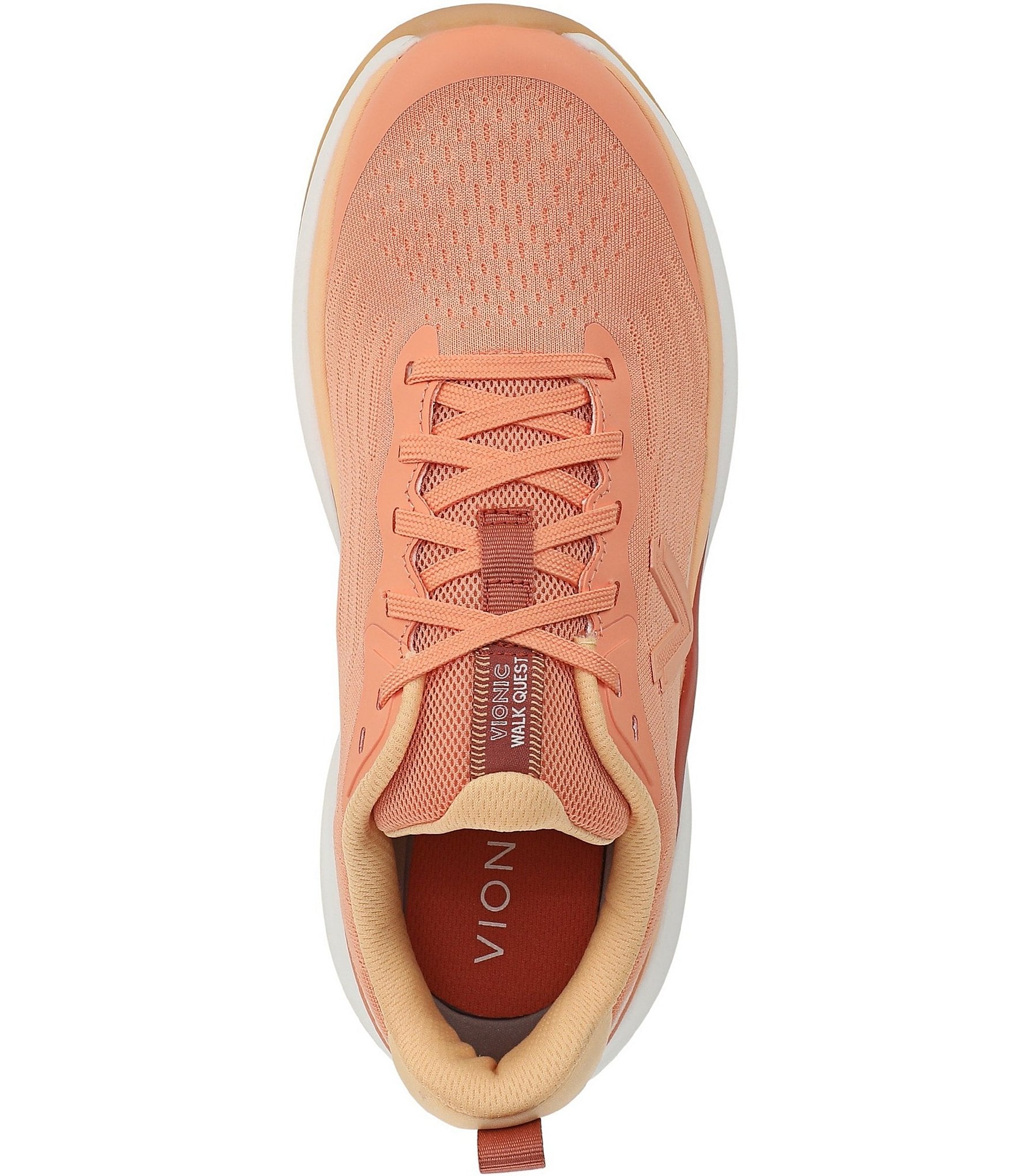 Vionic Walk Quest Knit Jacquard Performance Walking Sneakers