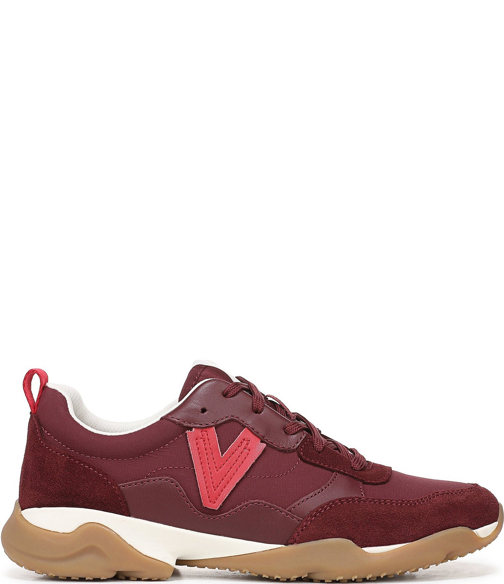 Vionic Walk Slim Glide Sleek Leather Lace Up Sneakers